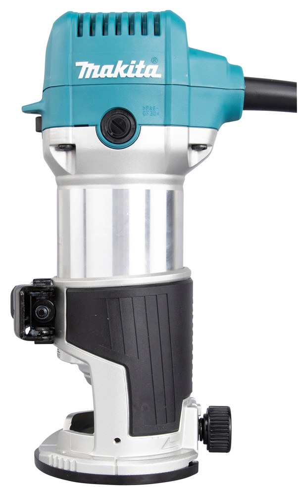 Makita Fräse »Multifunktionsfräse »RT0702CX2J« im Makita Makpac Koffer Gr.4«, (vielseitig einsetzbare Multifunktionsfräse), 710 W, 6/8 mm, Leerlaufdrehzahl; 10000 - 34000 min⁻¹