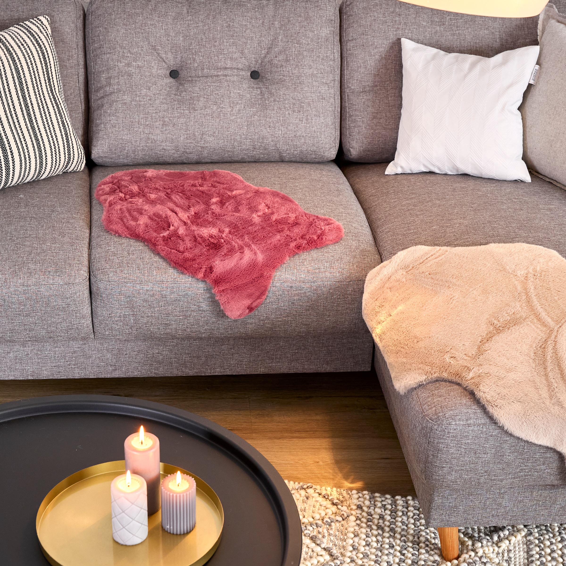 ASTRA Fellteppich »Elda , Kunstfell« rechteckig 13 mm Höhe Dekofell, kuschelweich,  Wohnzimmer, Kinderzimmer, Kaninchenhaptik