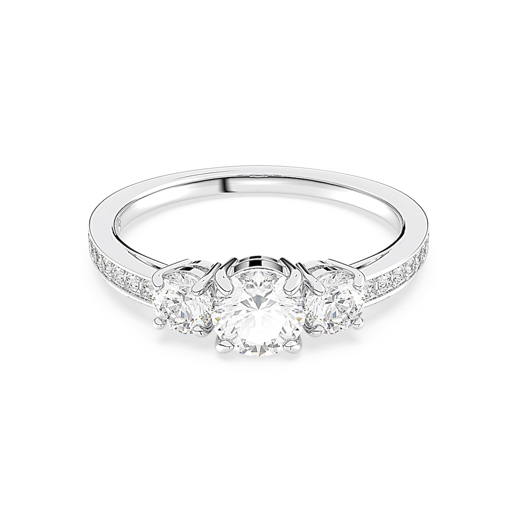 Swarovski Fingerring »Attract Trilogy, Gemischte Rundschliffe, 5656289/-90/-91/-92, 5655713«