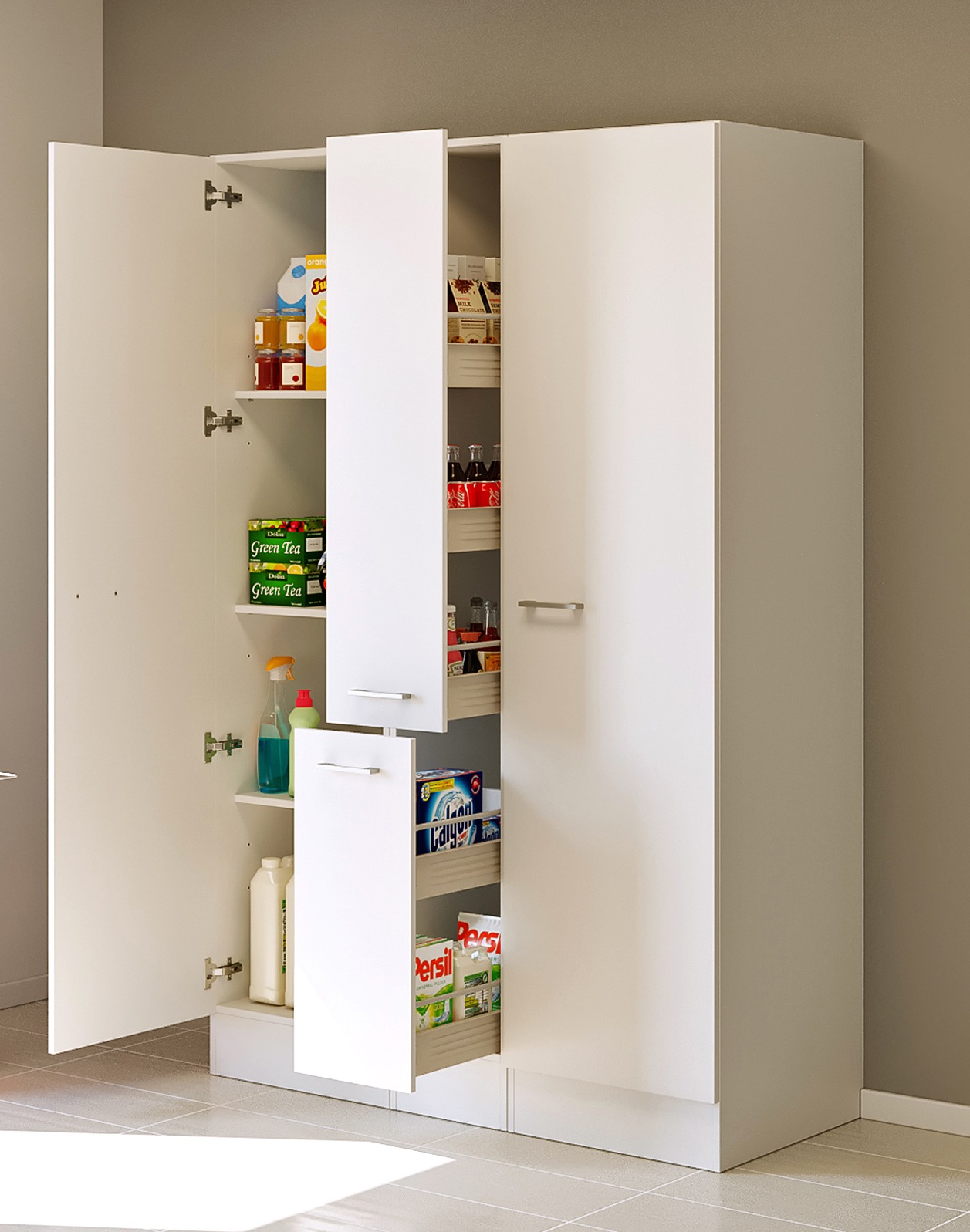 Flex-Well Mehrzweckschrank-Set "LUCCA, 3-teilig, Hauswirtschaftsraum oder K günstig online kaufen