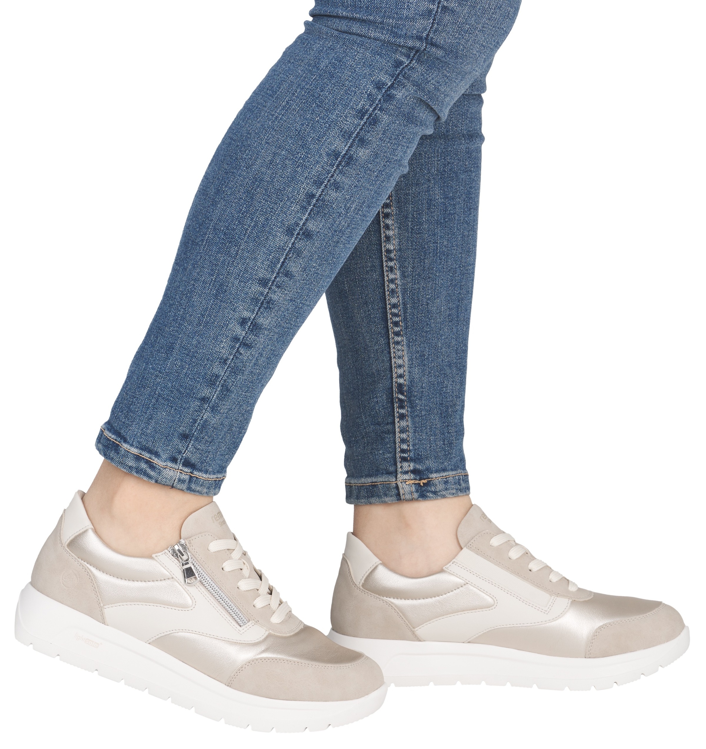 Remonte Keilsneaker Schnürschuh, Halbschuh, Casual-Sneaker mit seitlichem R günstig online kaufen