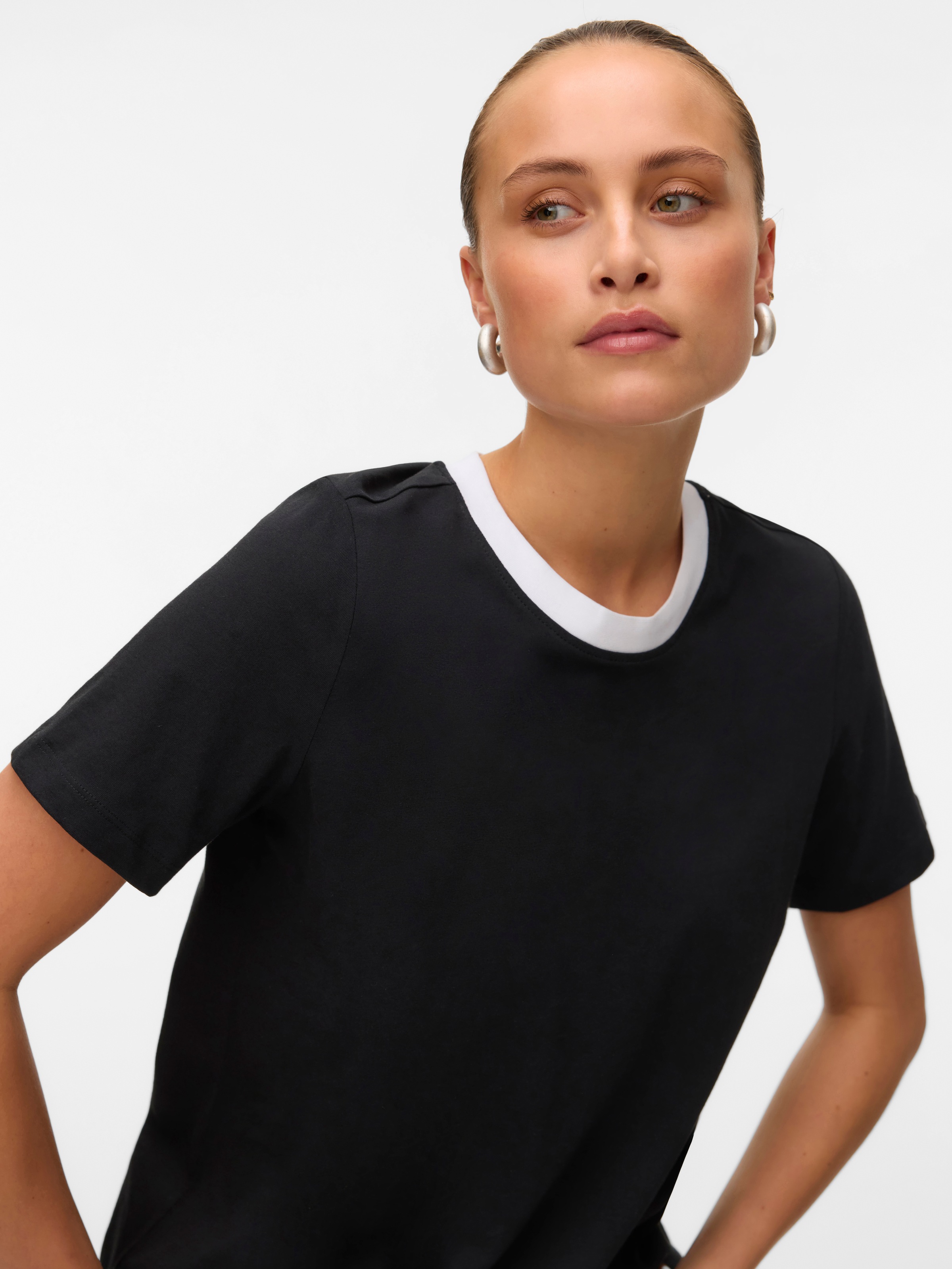 Vero Moda Kurzarmshirt »VMPAULINA SS T-SHIRT GA JRS NOOS«