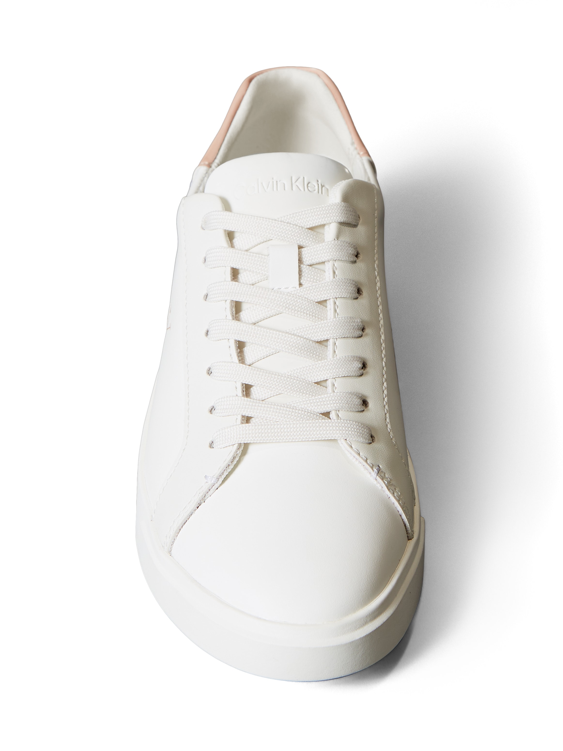 Calvin Klein Sneaker »LOW PRO CUPS LTH MG«, Schnürschuh, Halbschuh, Freizeitschuh mit seitlichem CK-Logo