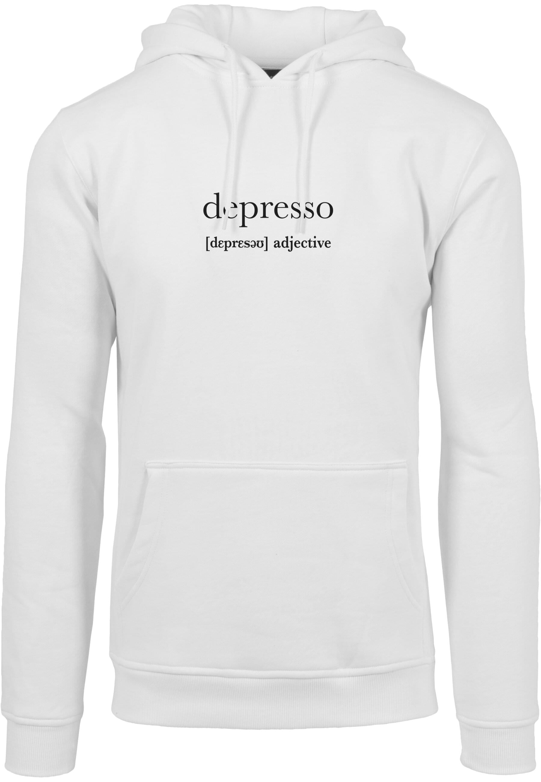 MisterTee Sweatshirt "MisterTee Herren Depresso Hoody" 1 Stk. tlg. günstig online kaufen