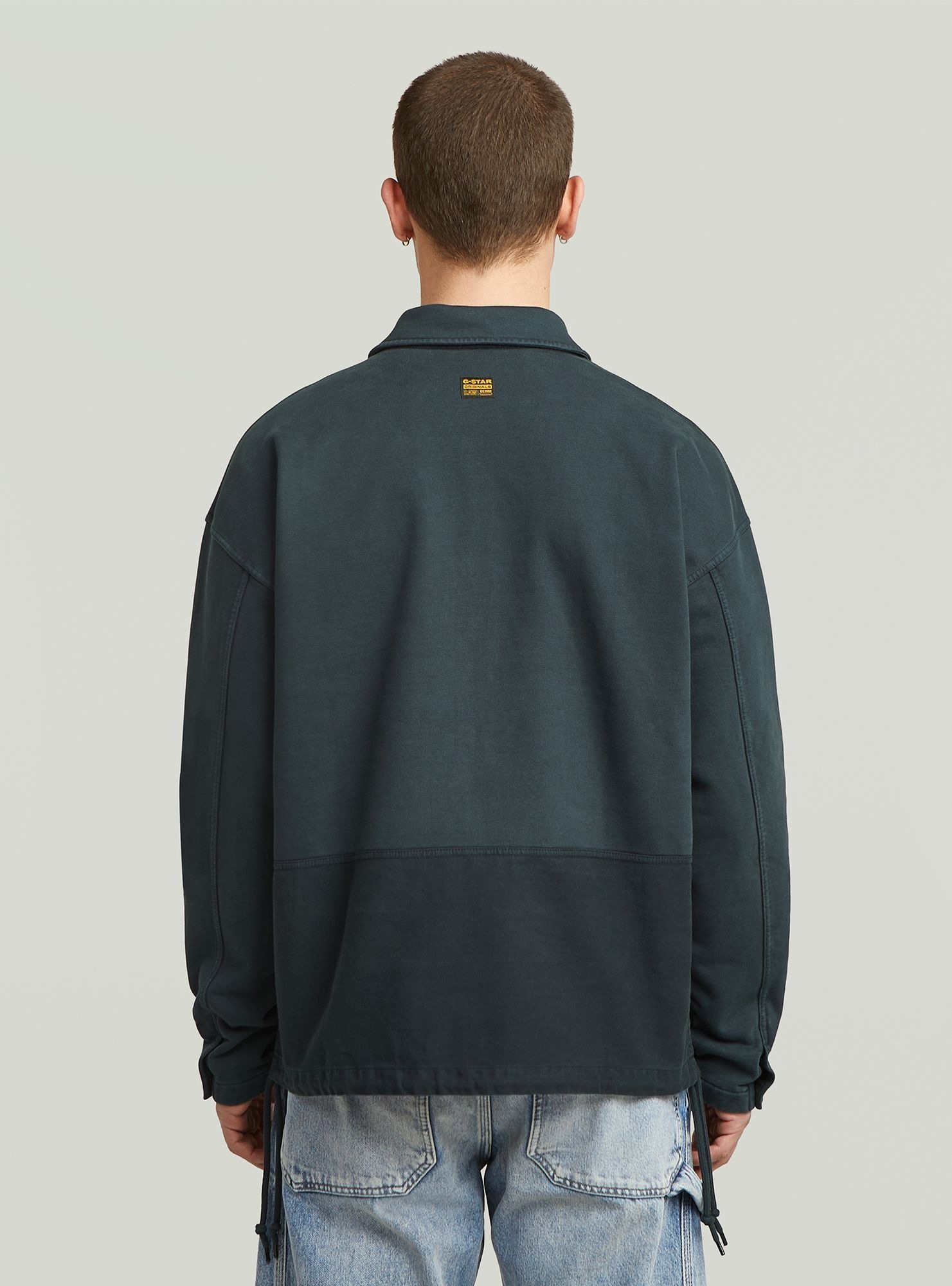G-STAR Longpullover "Washed Fabric Mix Loose Sweatshirt" günstig online kaufen