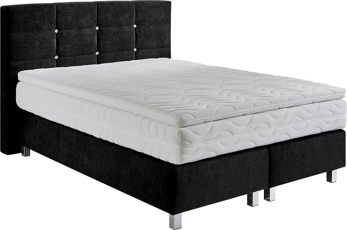 Westfalia Schlafkomfort Boxspringbett mit Knöpfen in Kristalloptik, wahlwei günstig online kaufen