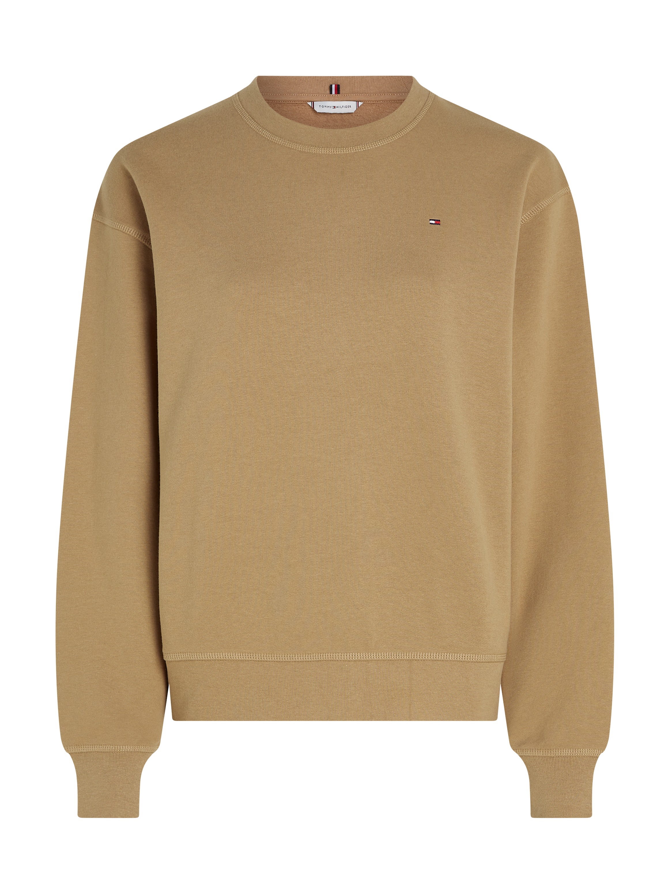 Tommy Hilfiger Sweatshirt »REG FLAG ON CHEST SWTSHRT«, mit Logo-Stickerei