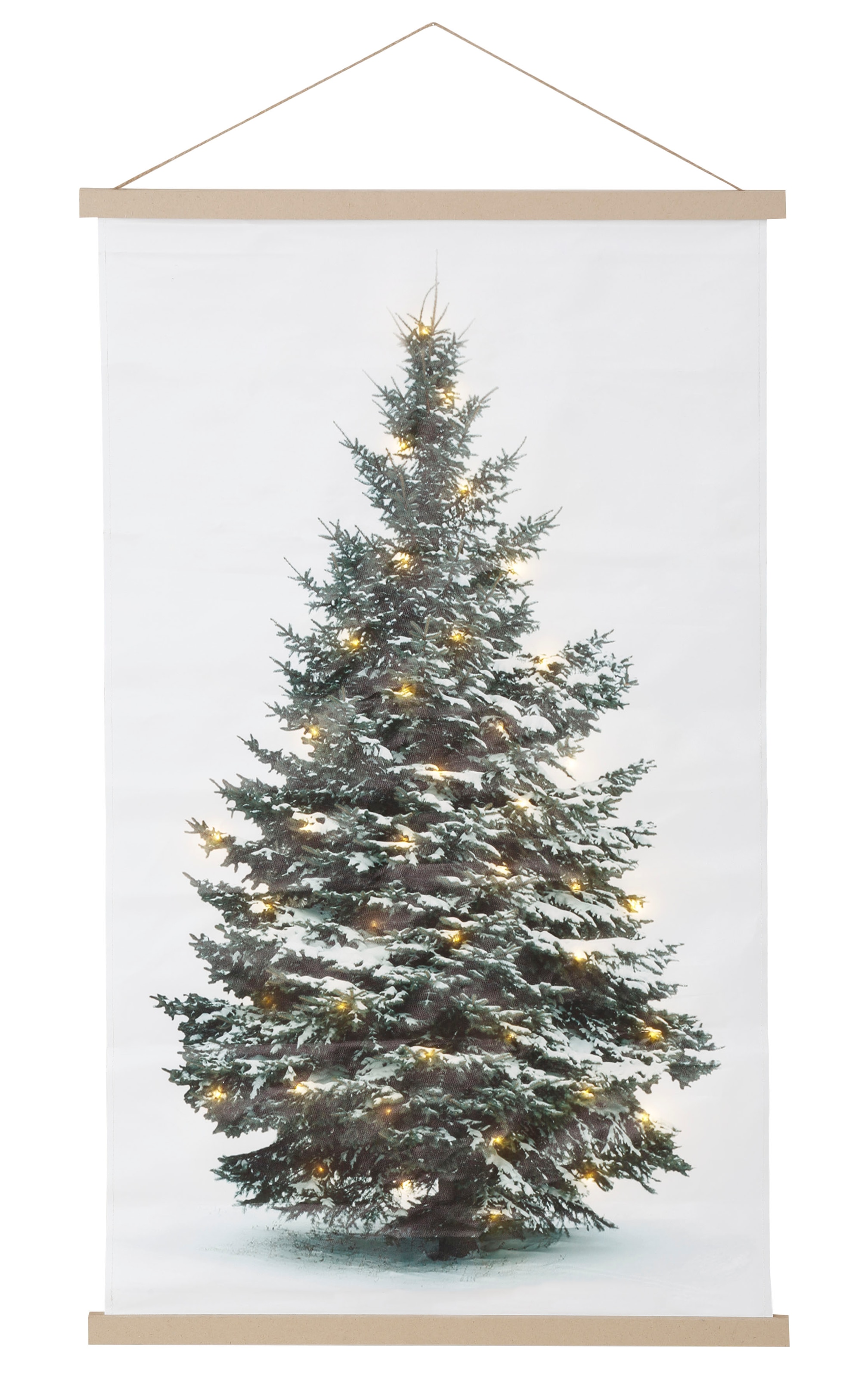 Home affaire LED-Bild "Wandbehang, Weihnachtsdeko" Weihnachten 1 Stk. tlg. günstig online kaufen