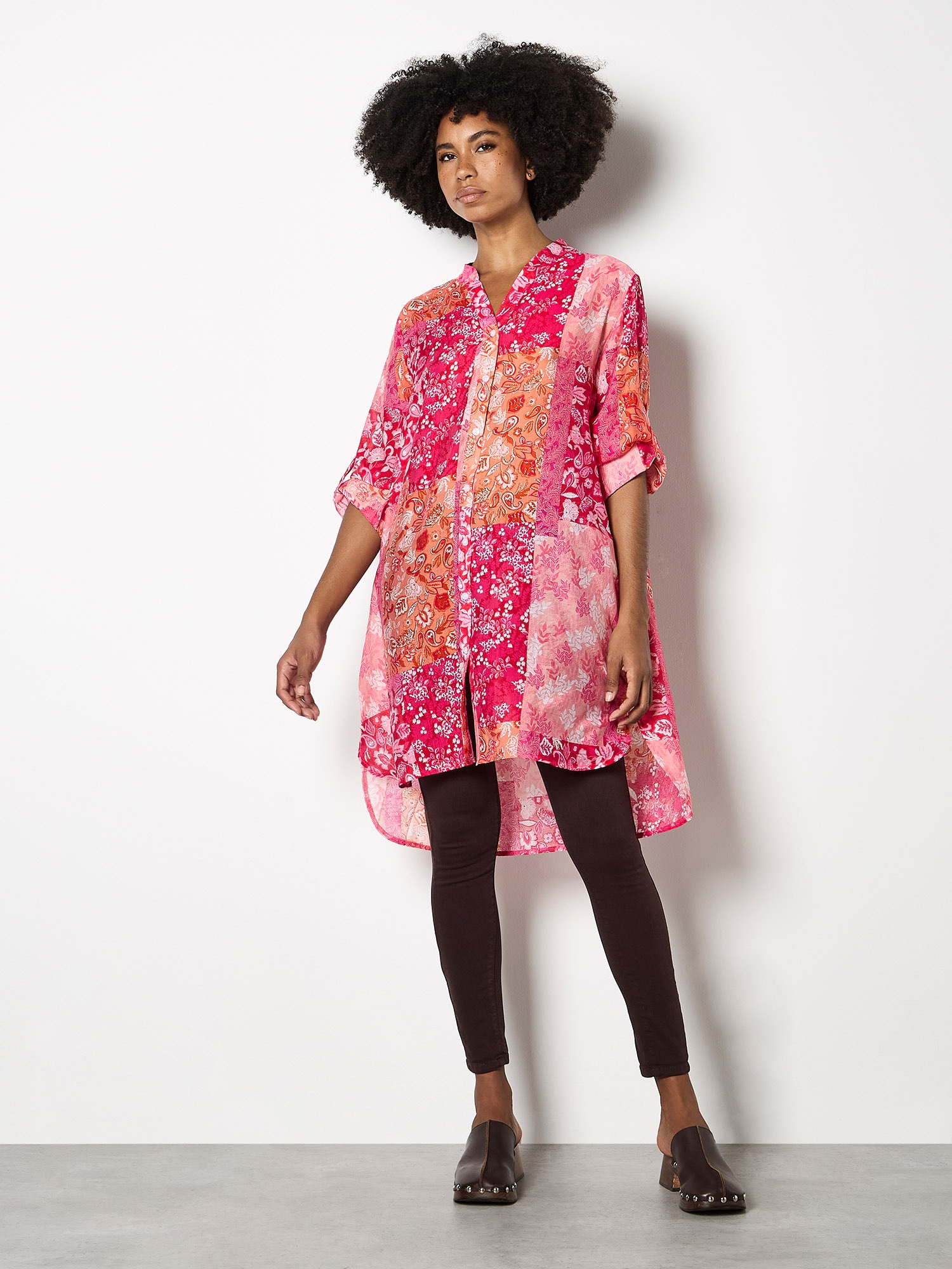 Apricot Hemdbluse »Hemdbluse« im Patchwork-Design