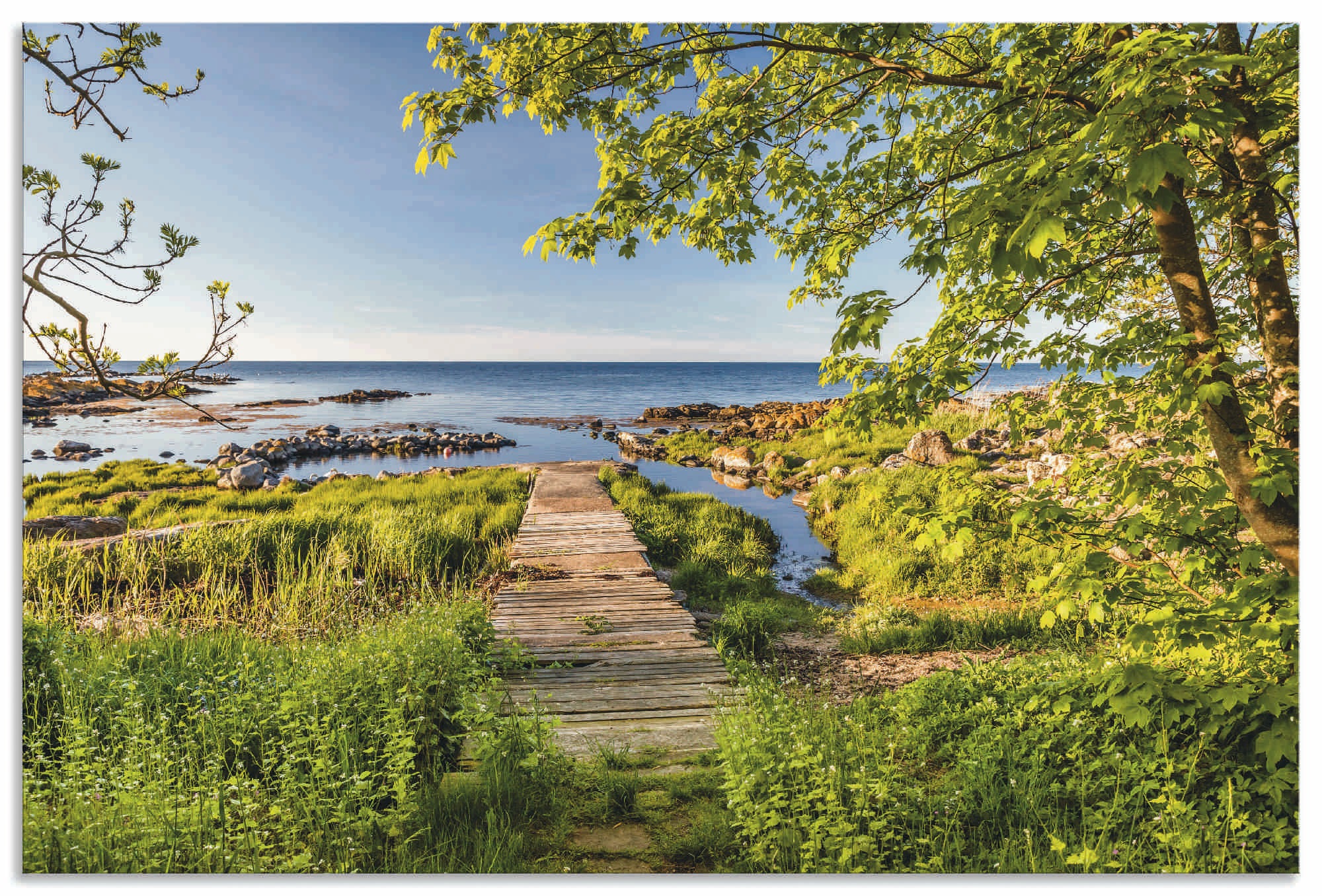 Artland Wandbild "Der Weg zum Meer auf Bornholm", Küstenbilder, (1 St.), al günstig online kaufen