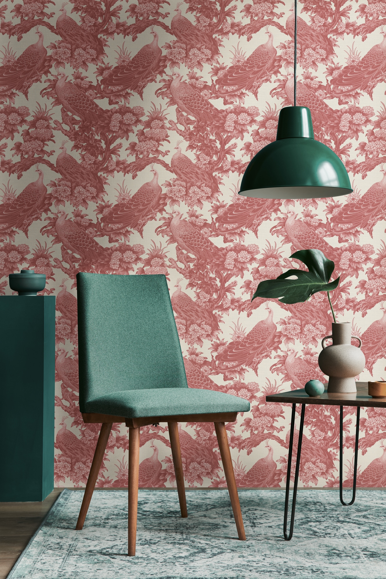 living walls Vliestapete »Michalsky 6 florale Tapete Mustertapete Vögel Tiere«, matt, Vliestapete Natur für Schlafzimmer Küche Wohnzimmer Floral Design Flur