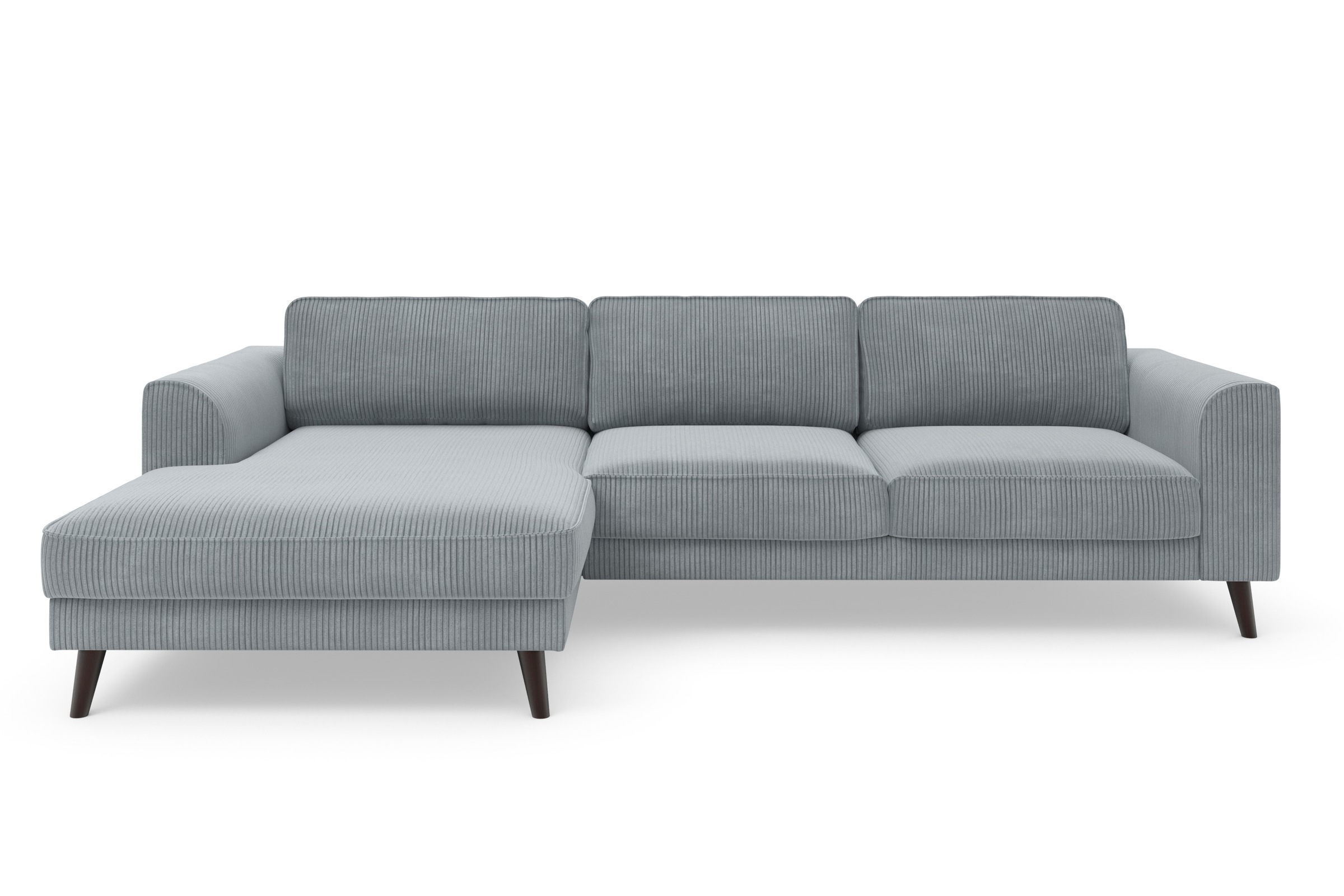 TRENDMANUFAKTUR Ecksofa »Lumber Jack, elegantes Designsofa, zeitlos modern, hoher Sitzkomfort«, wahlweise mit Bettfunktion u. Bettkasten, L-Form