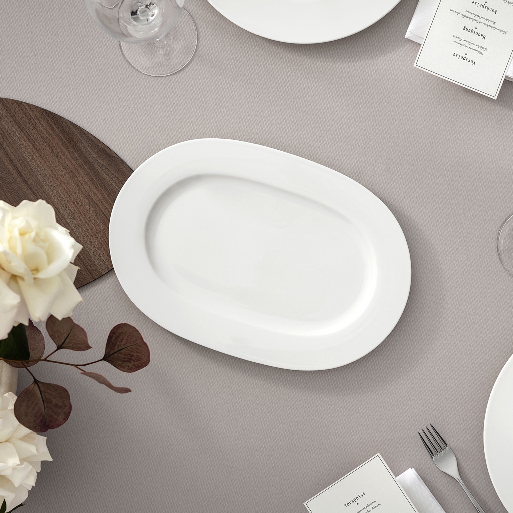 Villeroy & Boch Servierplatte »Servierplatte Royal 34,5 x 23,5 weiß«