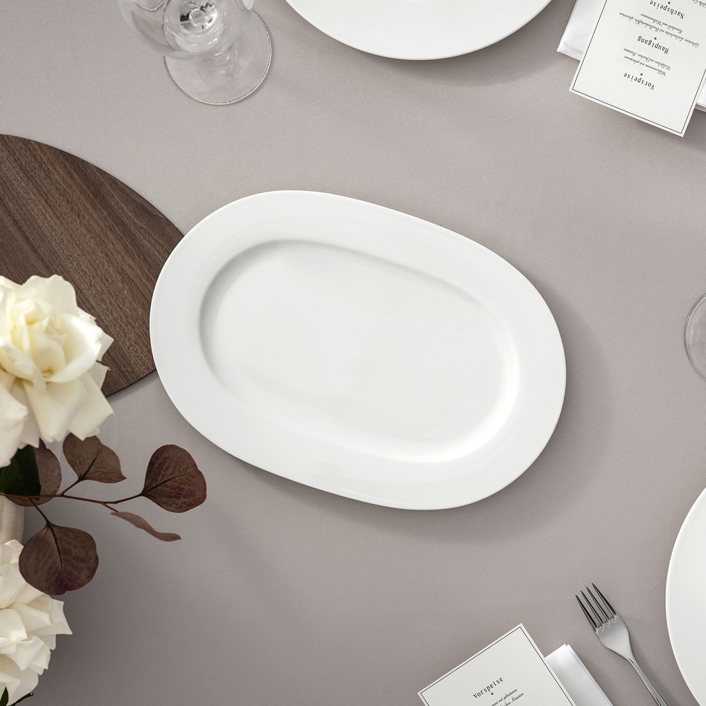 Villeroy & Boch Servierplatte "Servierplatte Royal 34,5 x 23,5 weiß" günstig online kaufen