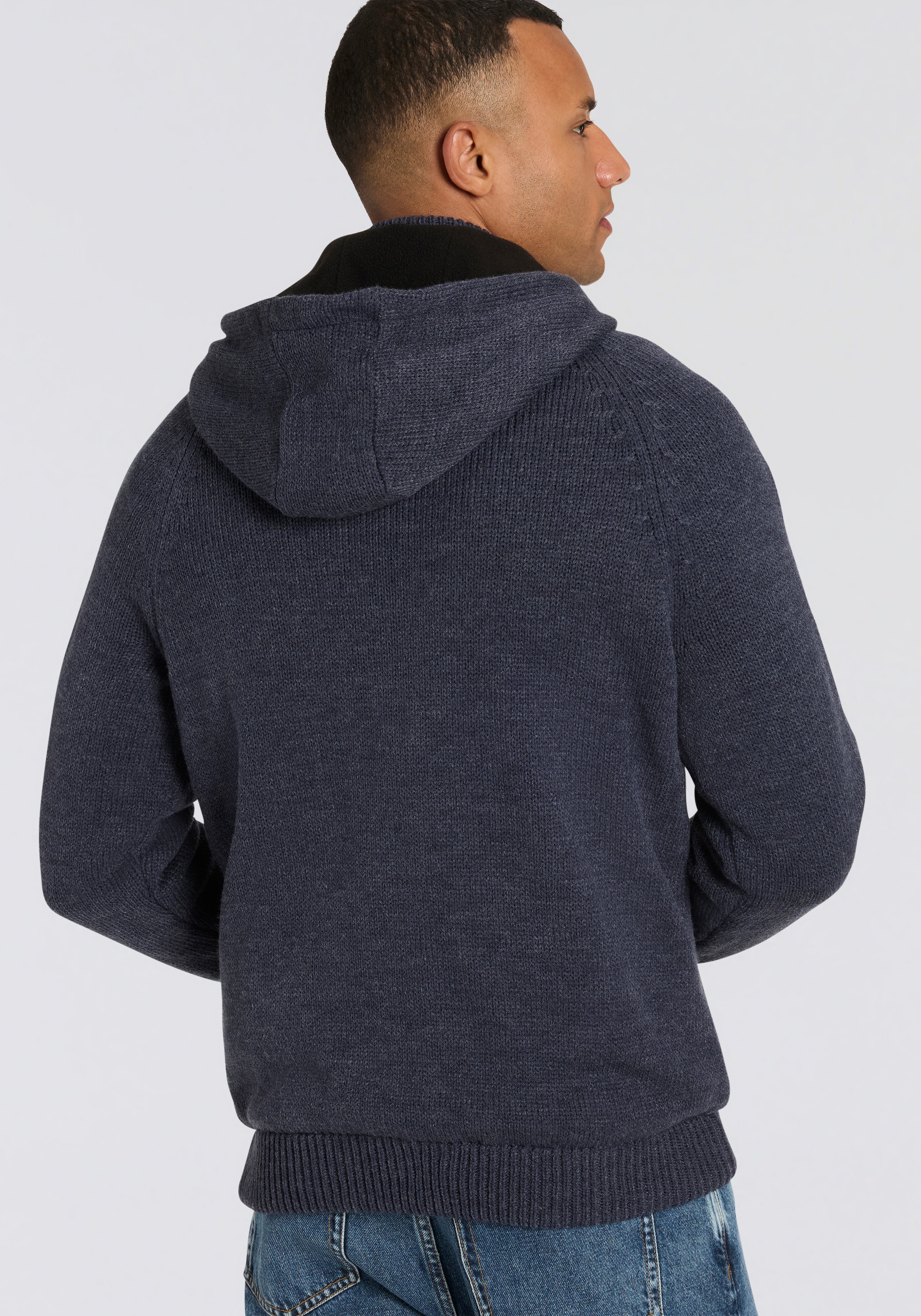 Bruno Banani Kapuzenstrickjacke günstig online kaufen