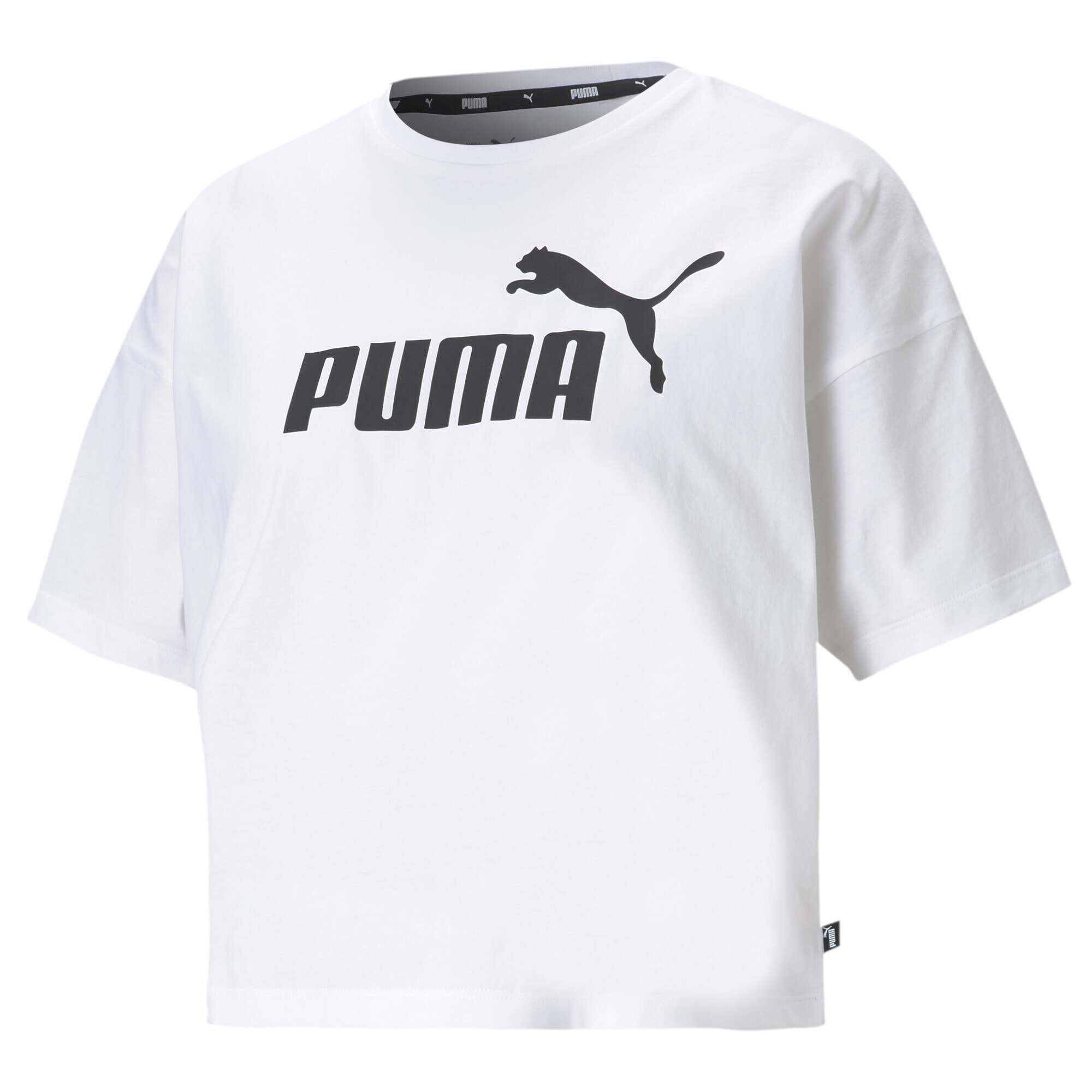 PUMA Crop-Top »Essentials Logo Cropped T-Shirt Damen«