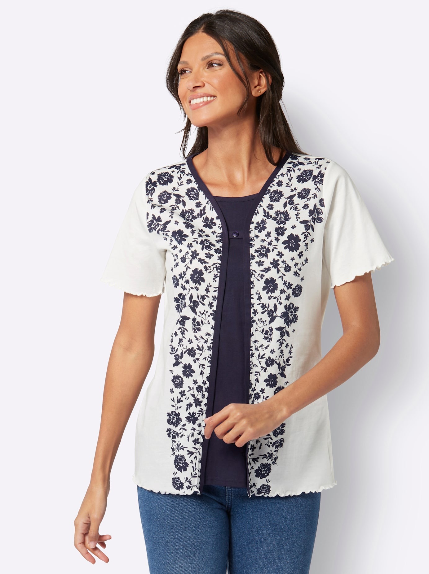 Classic Basics 2-in-1-Shirt "2-in-1-Shirt" 1 Stk. günstig online kaufen