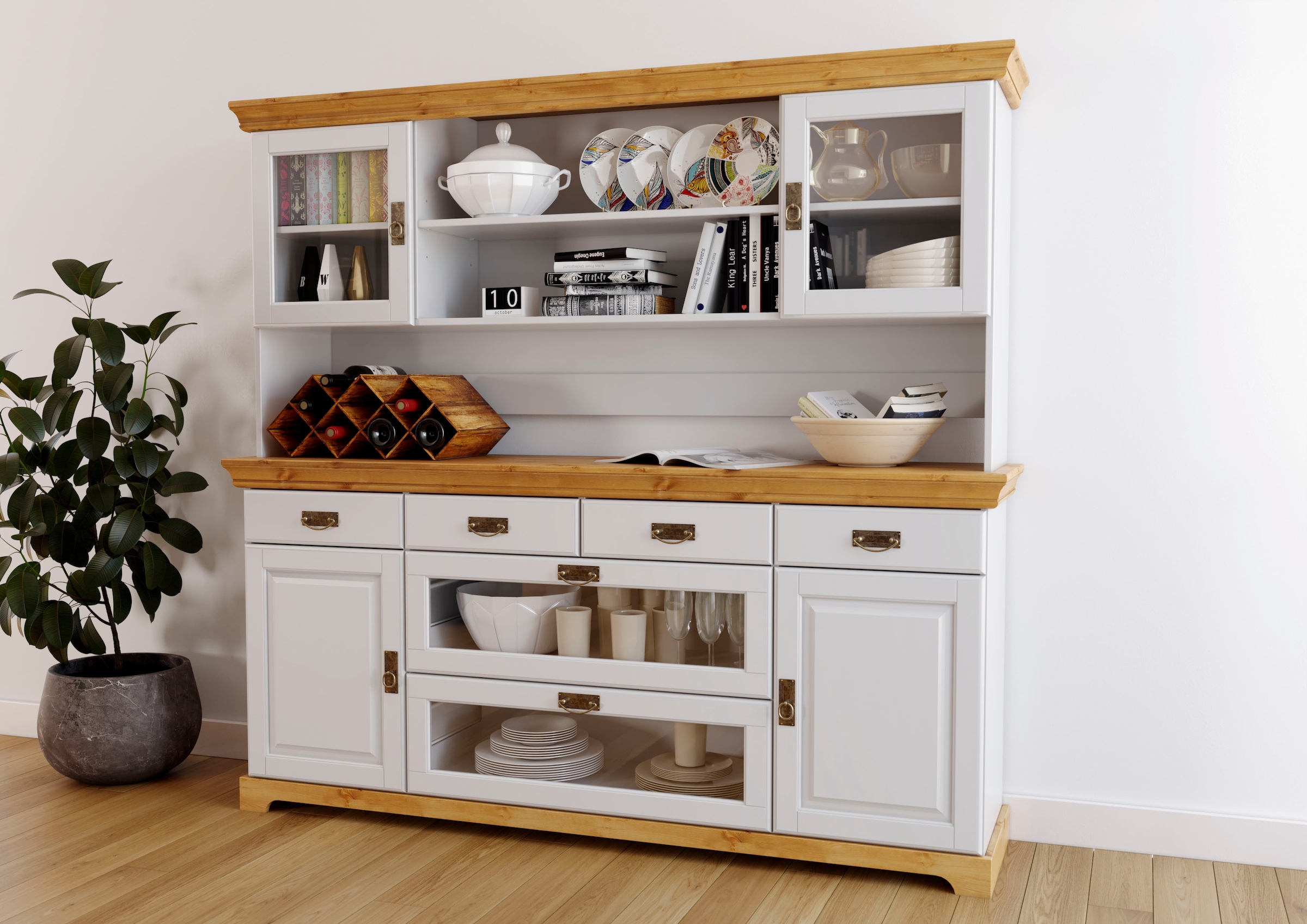 OTTO home Buffet "Rügen" FSC zertifiziertes Massivholz, im Landhausstil günstig online kaufen