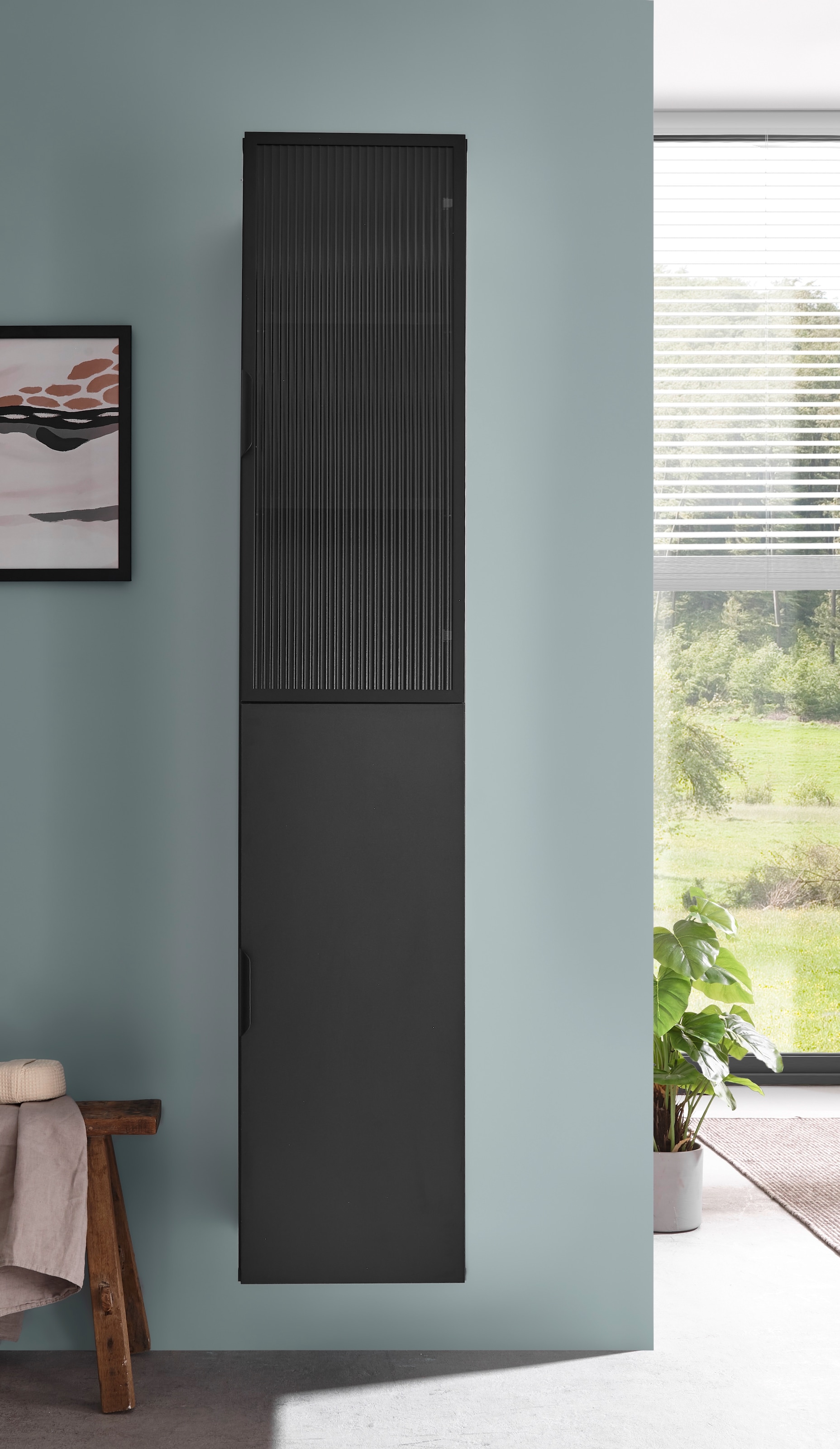 BASIC by Balculina Hochschrank »Diosa B/H/T 35x170x33 cm« 1 Stk. tlg. Breite 35cm, Softclose, Alurahmen