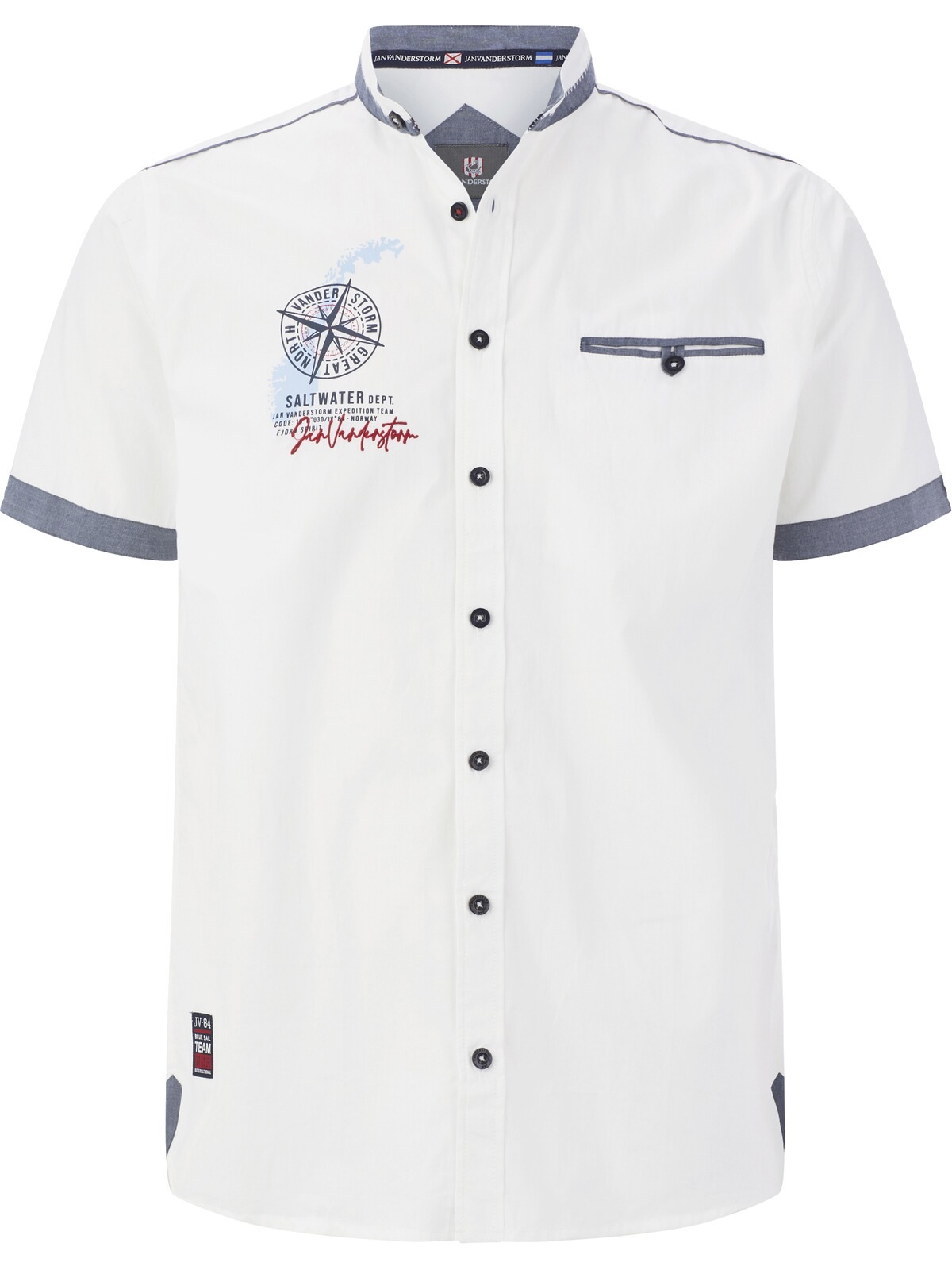 Jan Vanderstorm Kurzarmhemd "Kurzarmhemd BERGTHAL" günstig online kaufen