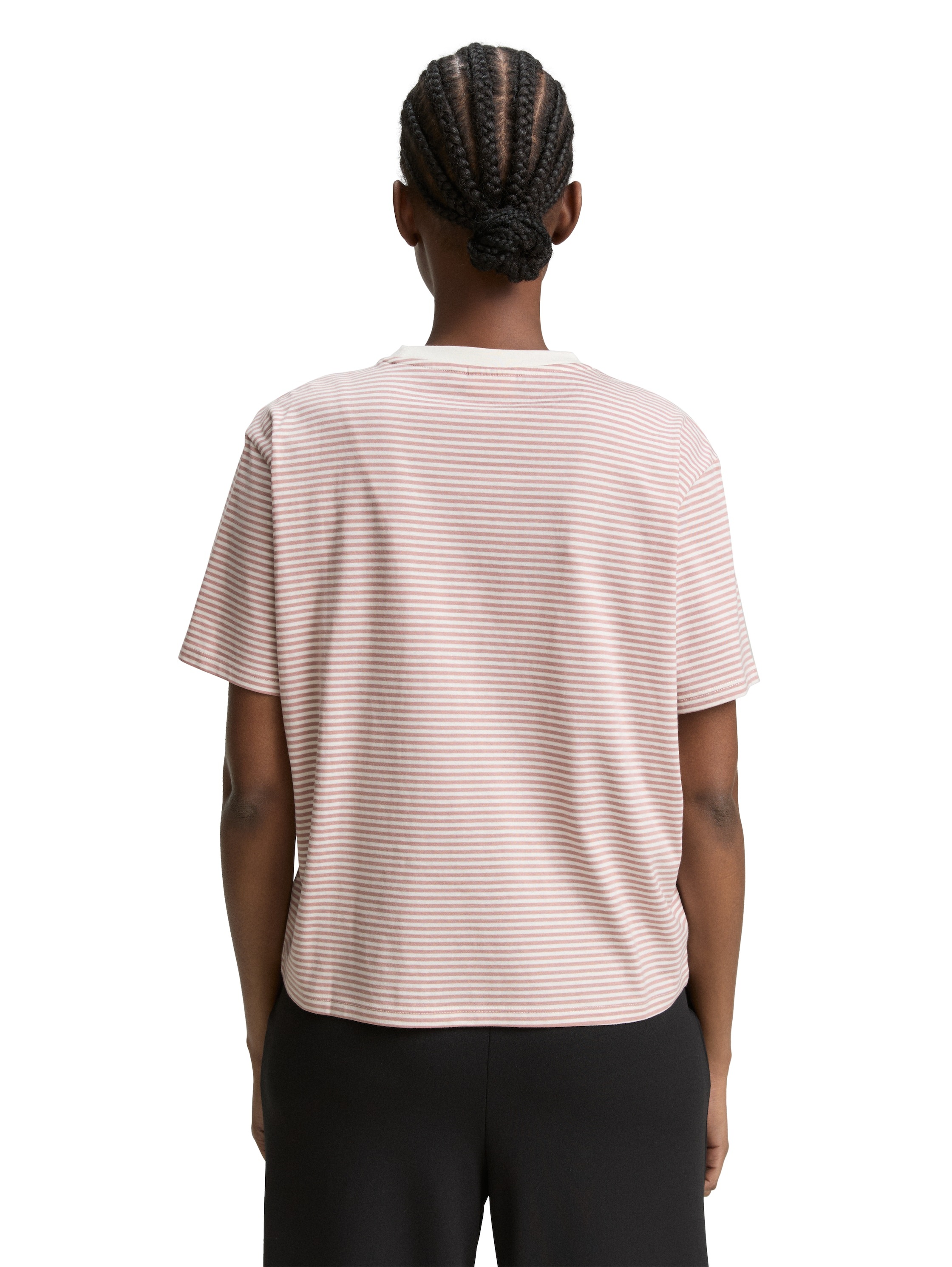 TOM TAILOR Denim T-Shirt, mit Streifen Muster günstig online kaufen