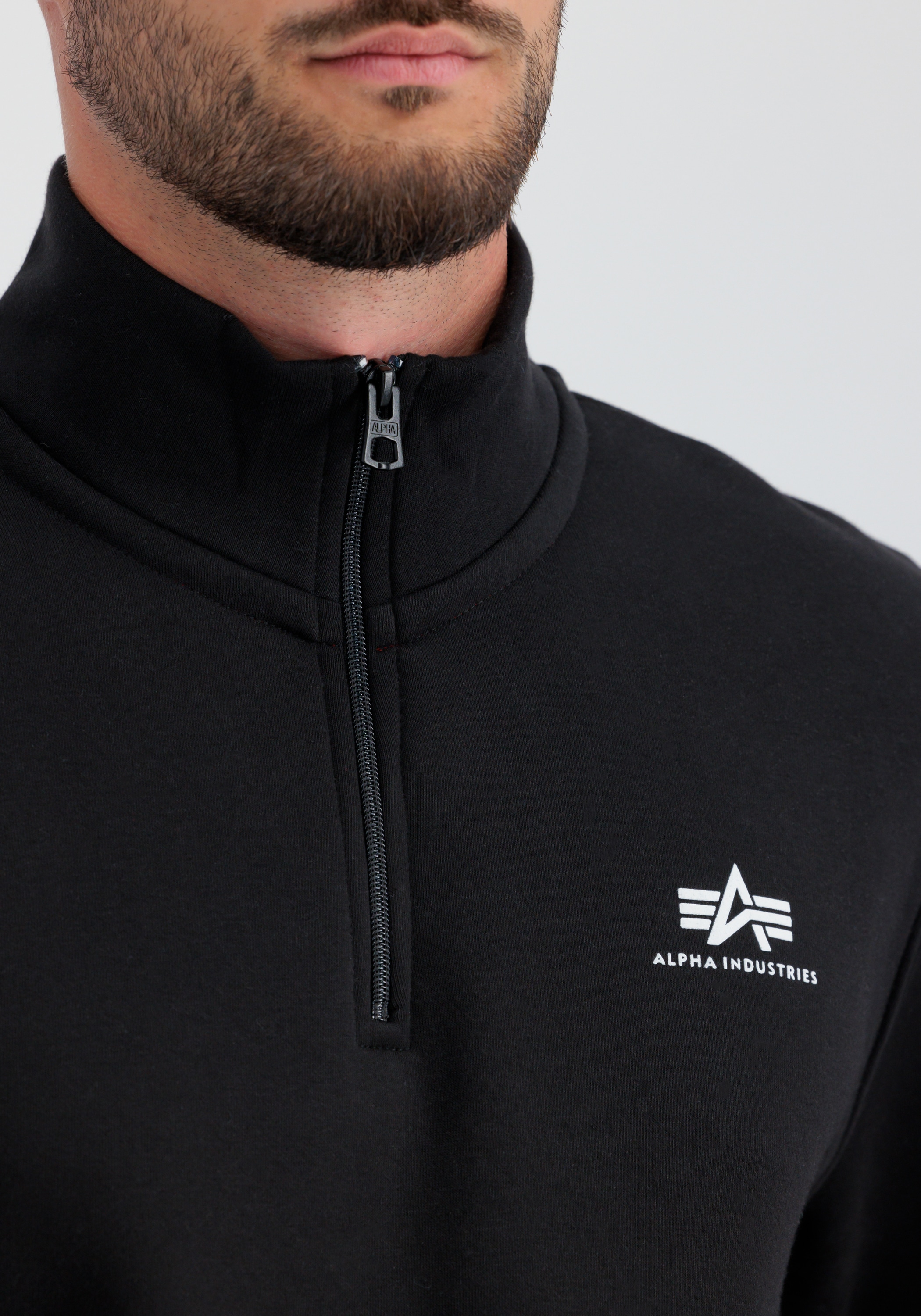 Alpha Industries Sweater »Alpha Industries Men - Sweatshirts Half Zip Sweatshirt SL«