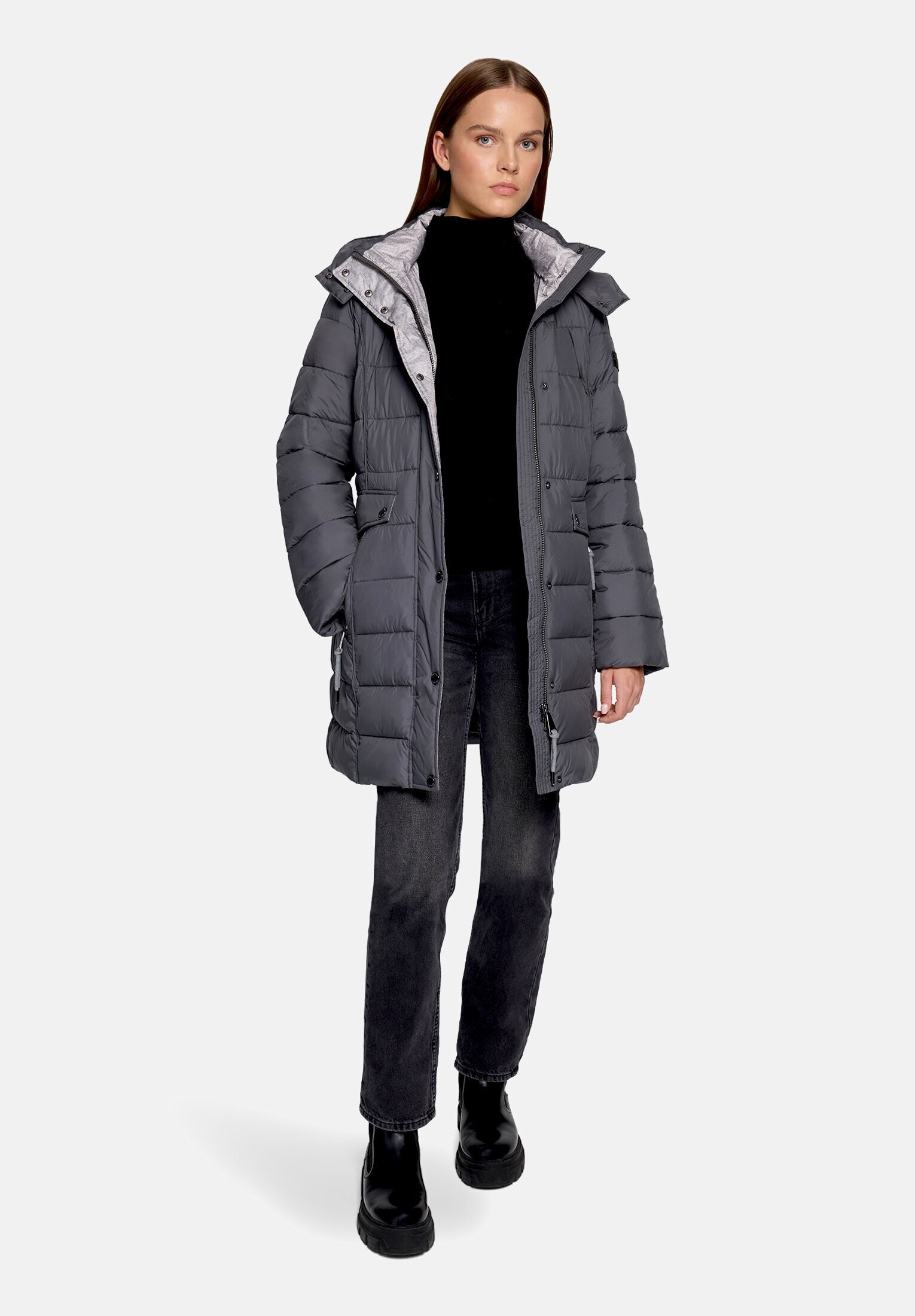 Betty Barclay Steppjacke »Damen mit abnehmbarer Kapuze« mit Kapuze