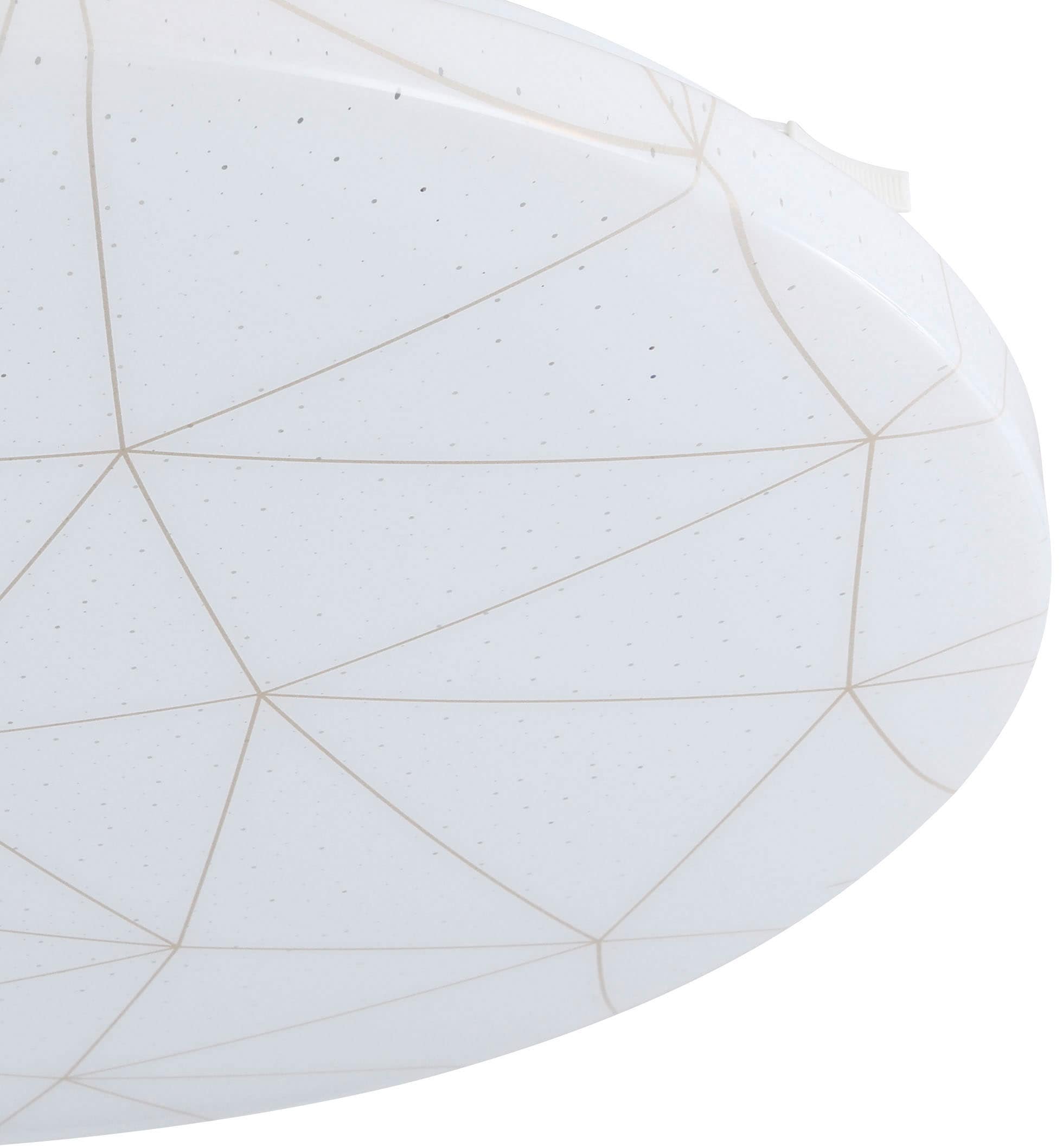 EGLO Deckenleuchte »RENDE«, Leuchtmittel LED-Modul | LED fest integriert, Deckenlampe, Lampe Decke, Deckenbeleuchtung, Flurlampe, Ø 38 cm