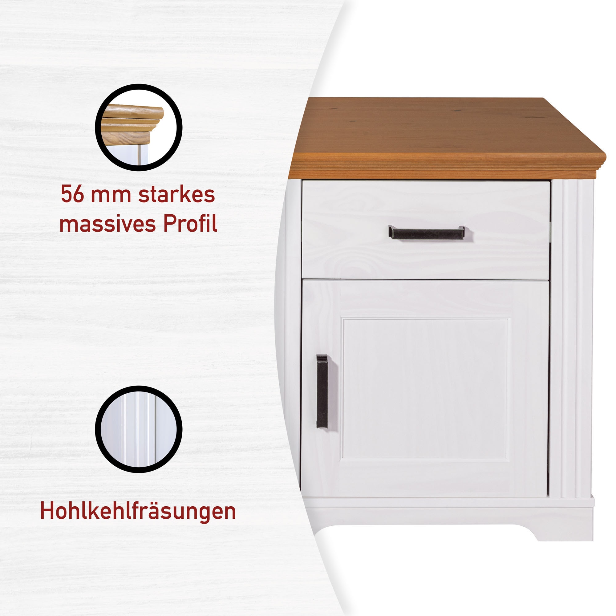 Inter Link Computertisch »Schreibtisch Maluno« 1 Stk. tlg.