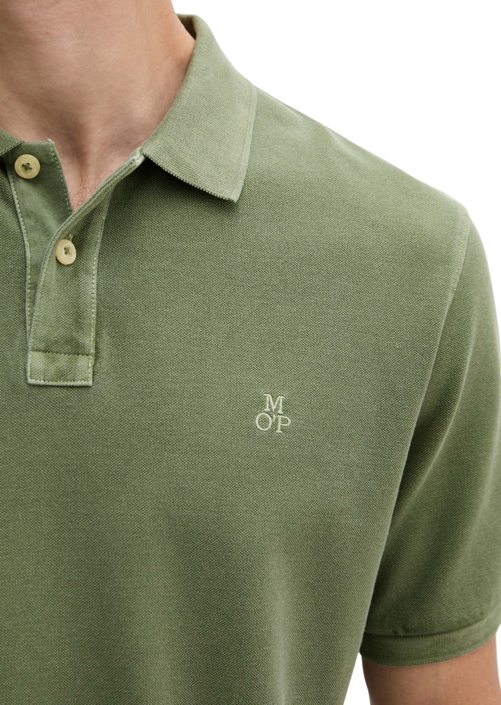 Marc O'Polo Poloshirt Piqué regular garment-dyed aus Bio-Baumwolle