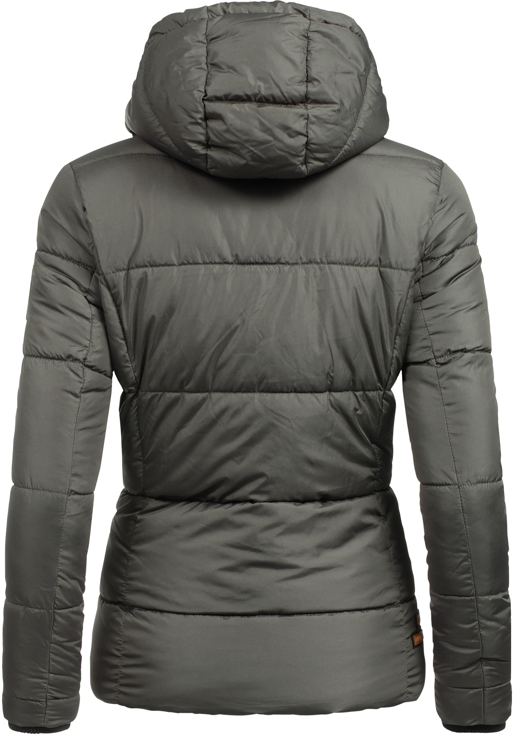 Navahoo Winterjacke »Megan«, mit Kapuze, stylische Damen Steppjacke mit Teddyfutter