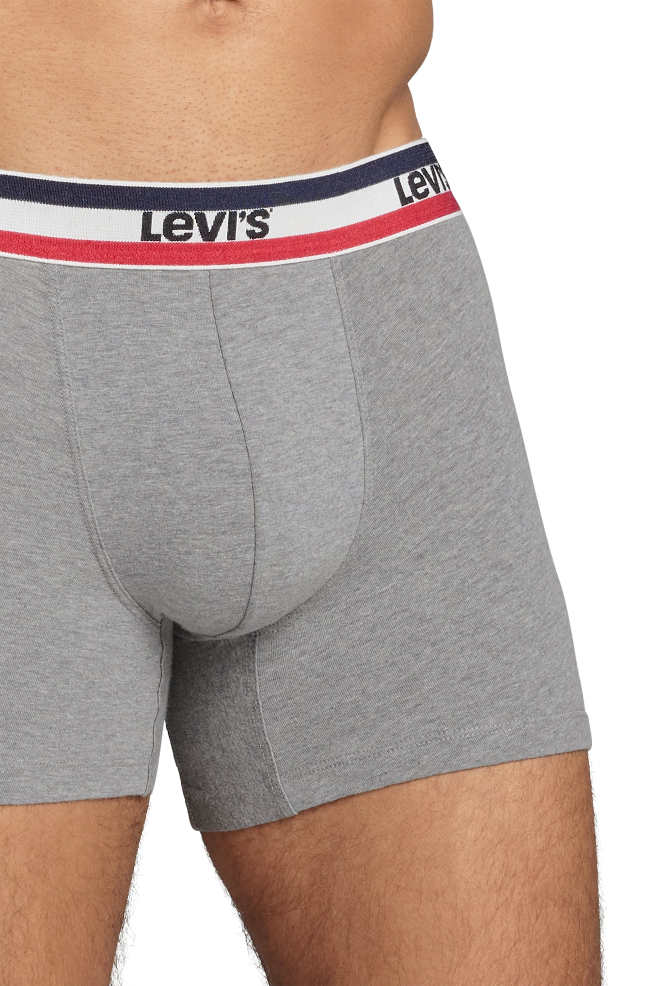 Levi's® Boxershorts »LEVIS MEN SPW LOGO BOXER BRIEF ORG 2P«, (Packung, 2er Pack), mit breitem Logobund