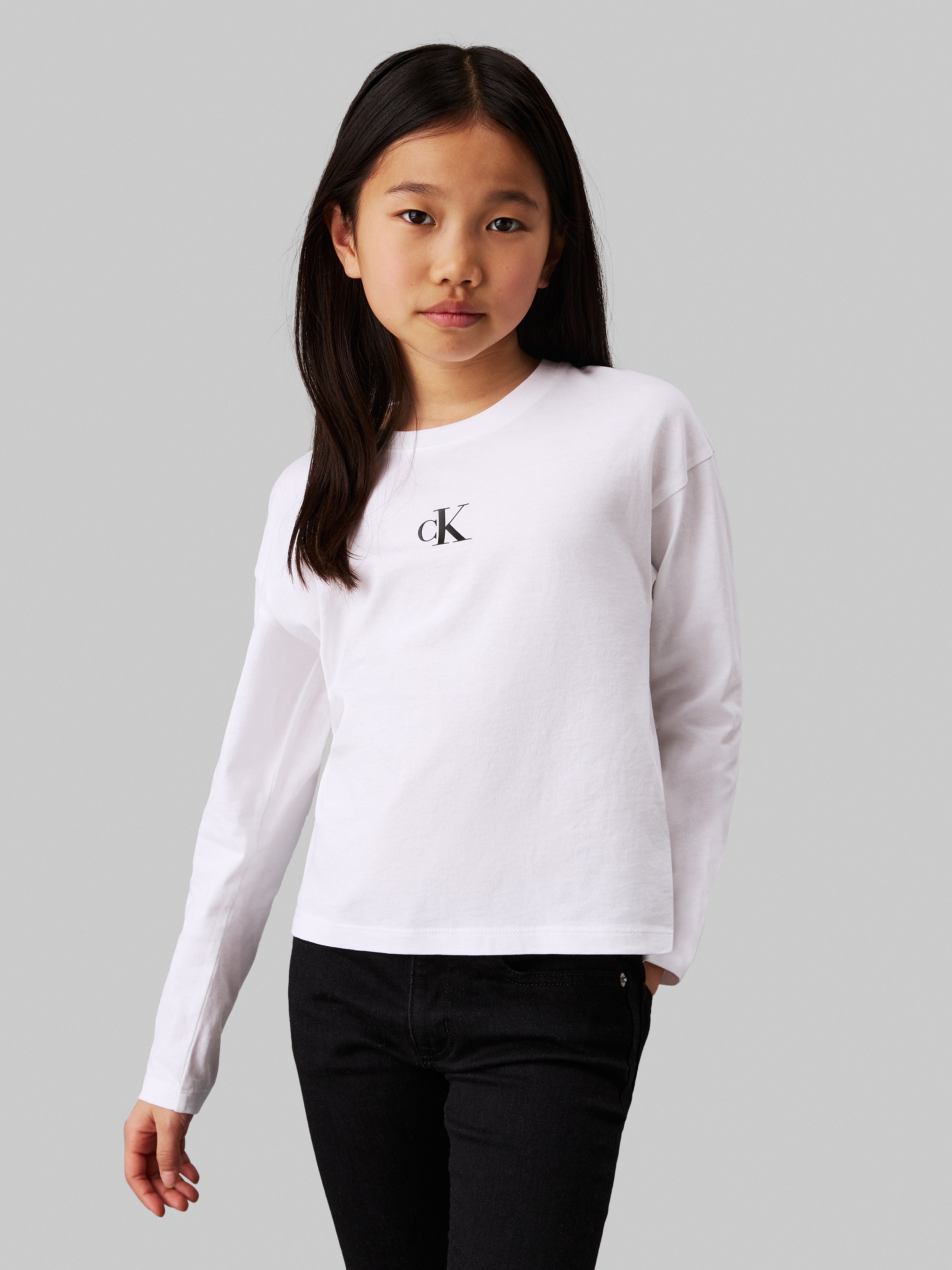 Calvin Klein Jeans Calvin KLEIN Džinsai marškinėliai ilgo...