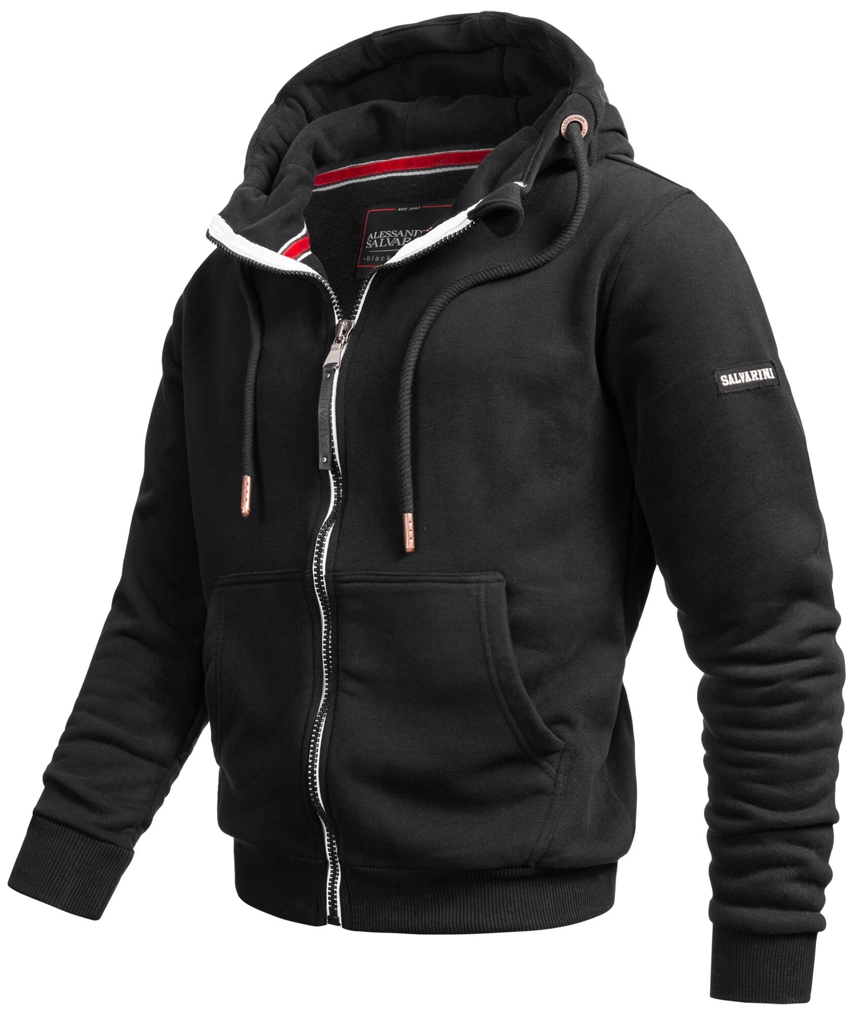 Alessandro Salvarini Sweatjacke »ASBergamo«, aus hochwertigem, warmem Material