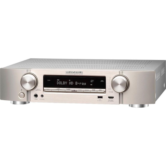 Marantz AV-Receiver »NR1510«, 5.1, (WLAN-LAN (Ethernet)-Bluetooth  3D-fähig-4k Upscaling-Sleeptimer-USB-Mediaplayer-FM  Tuner-Sprachsteuerung-Internetradio-Hi-Res Audio) | BAUR