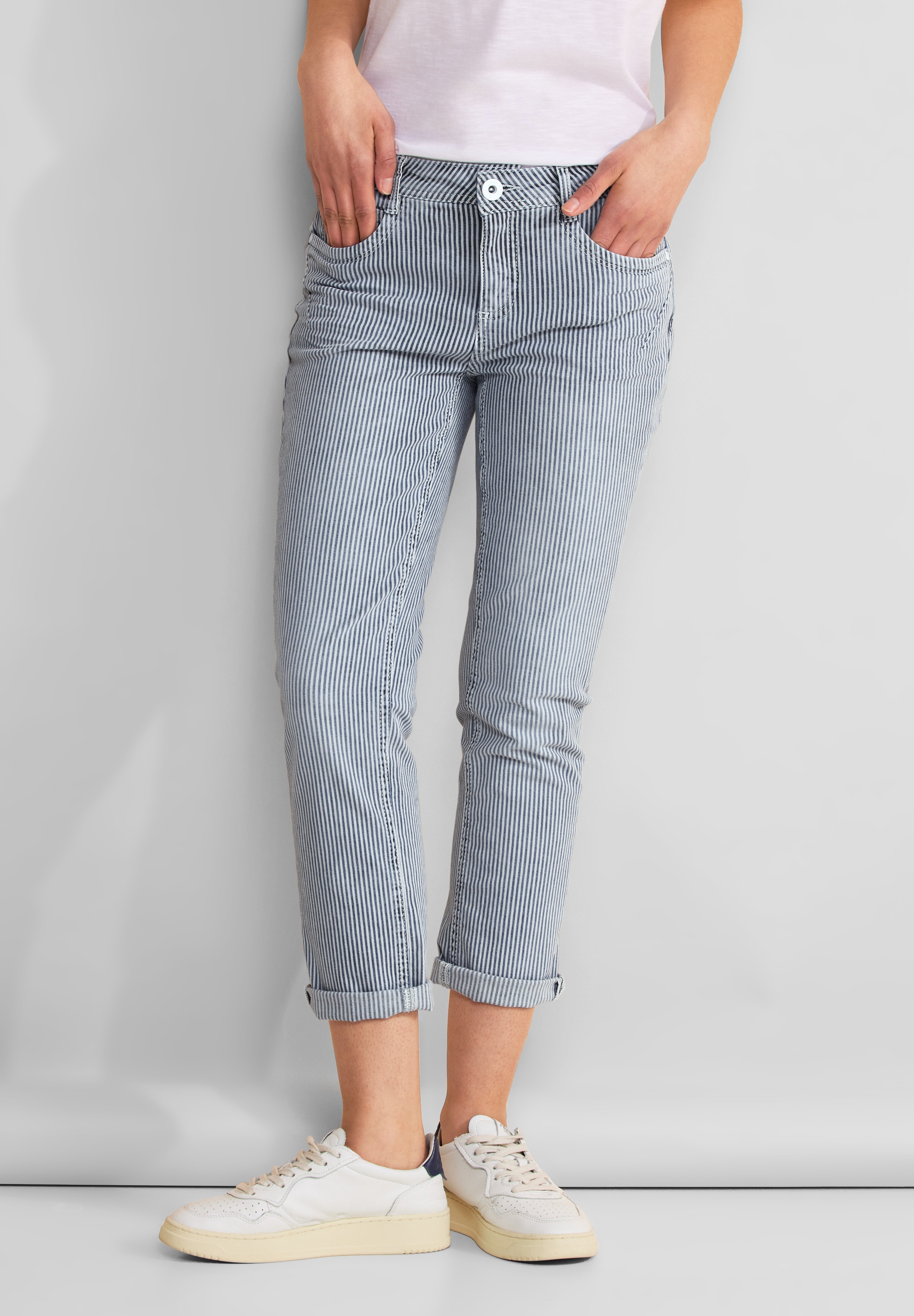 STREET ONE Gerade Jeans, Middle Waist