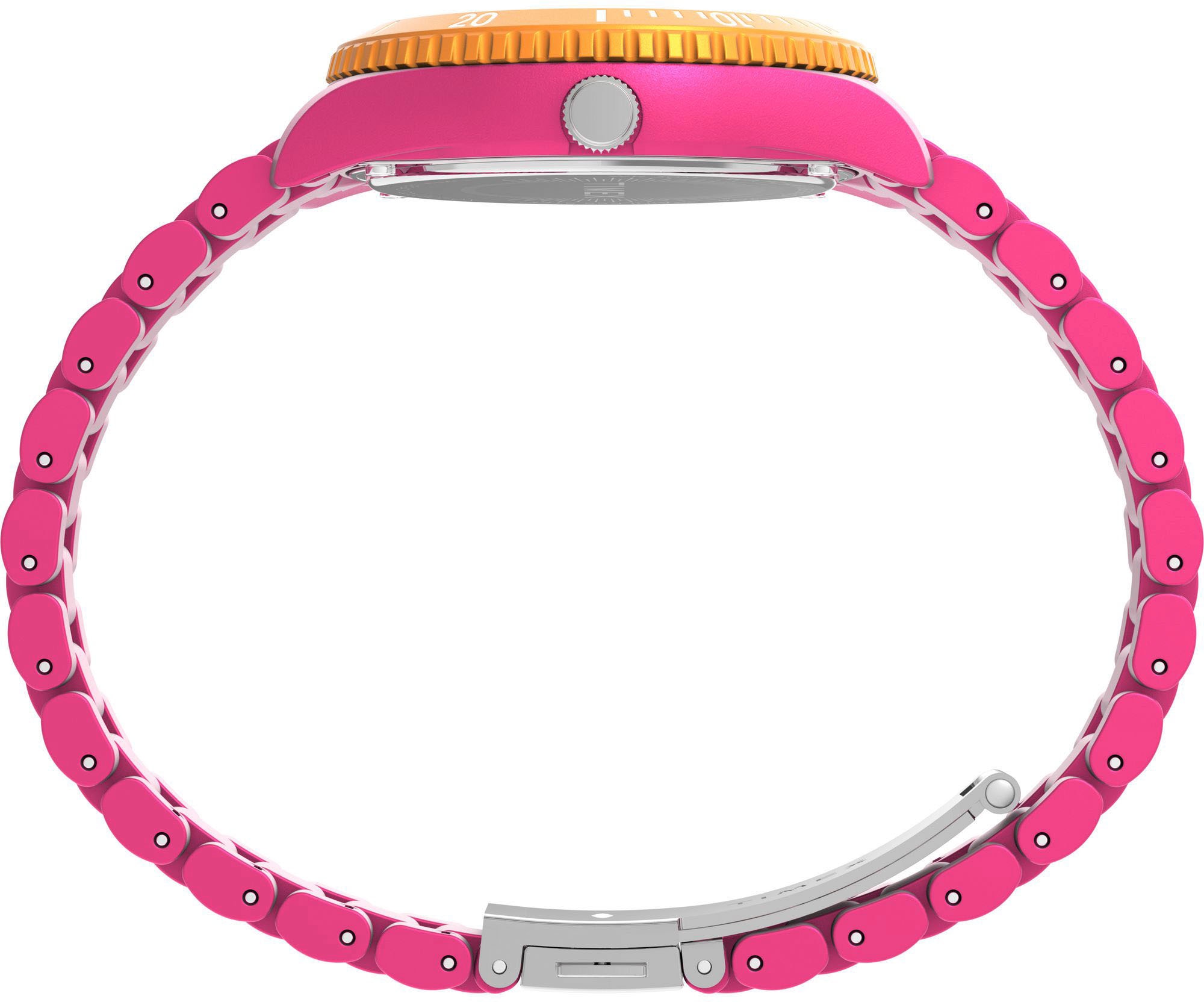 Timex Quarzuhr »LEGACY 37 mm« Armbanduhr, Damenuhr,Kunststoffarmband, Leuchtzeiger