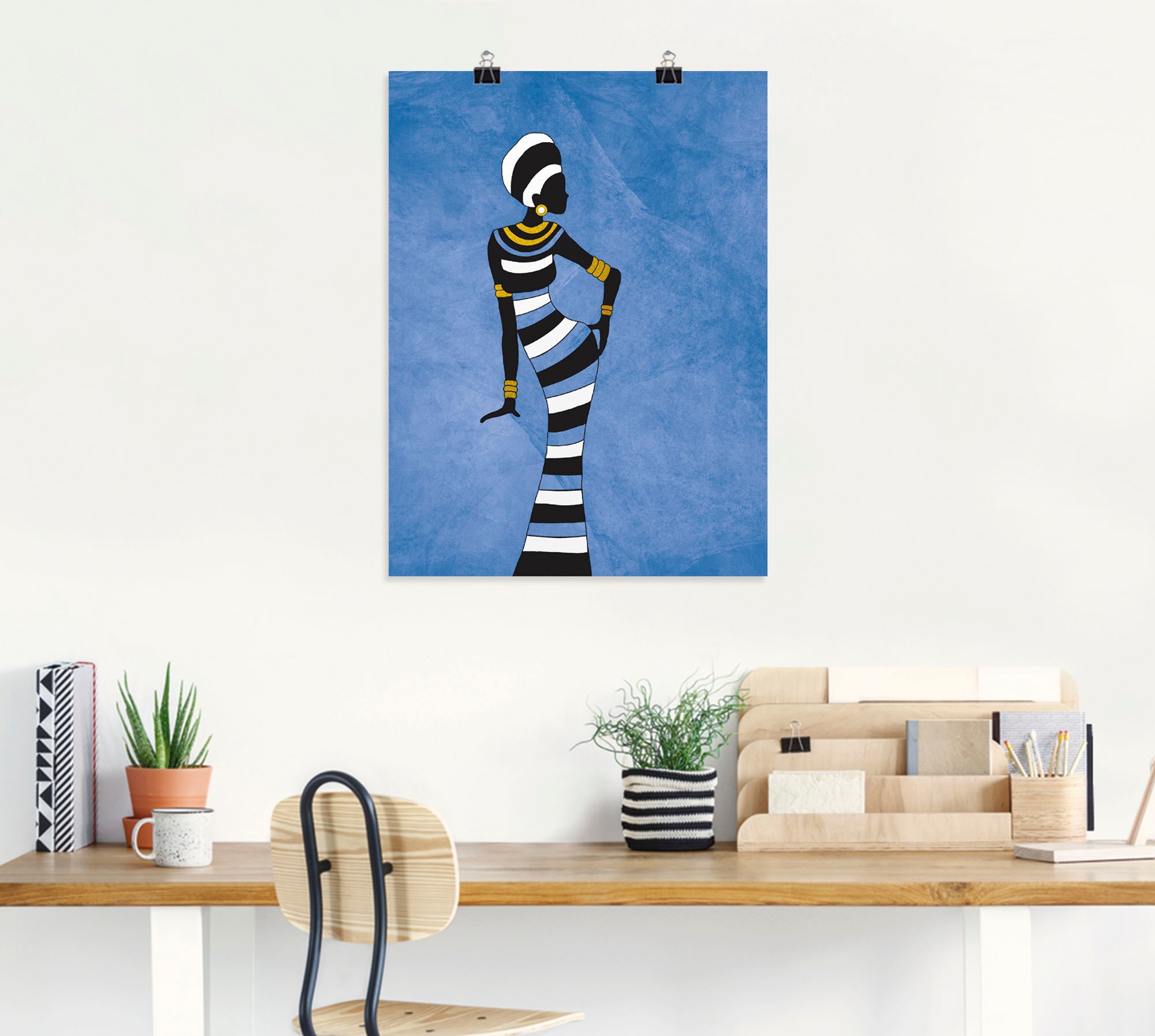 Artland Wandbild »Afrikanische Frau«, Frau, (1 St.), als Alubild, Leinwandbild, Wandaufkleber oder Poster in versch. Größen