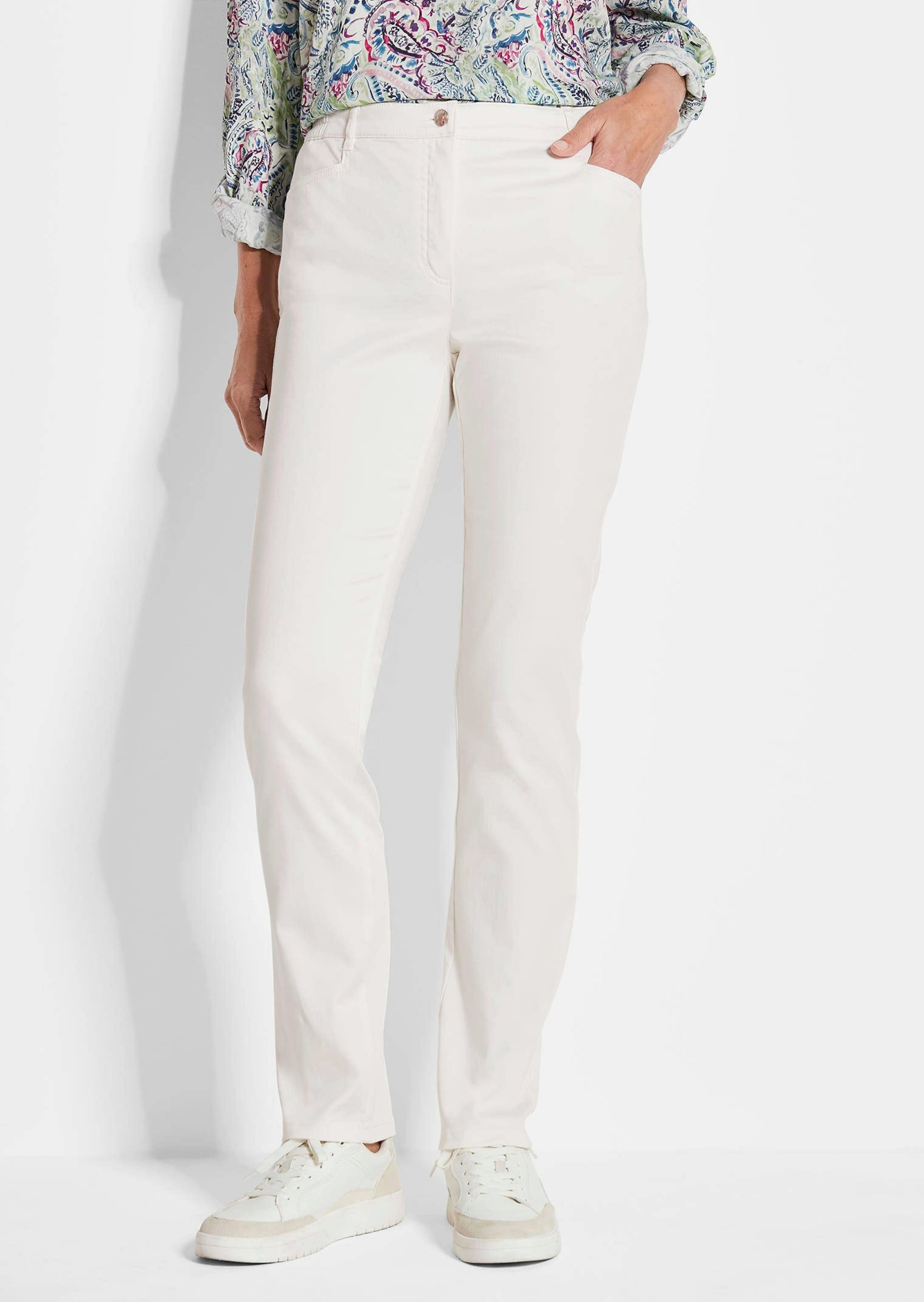 GOLDNER Stoffhose »Baumwollhose ANNA Leichte Baumwoll-Hose ANNA«