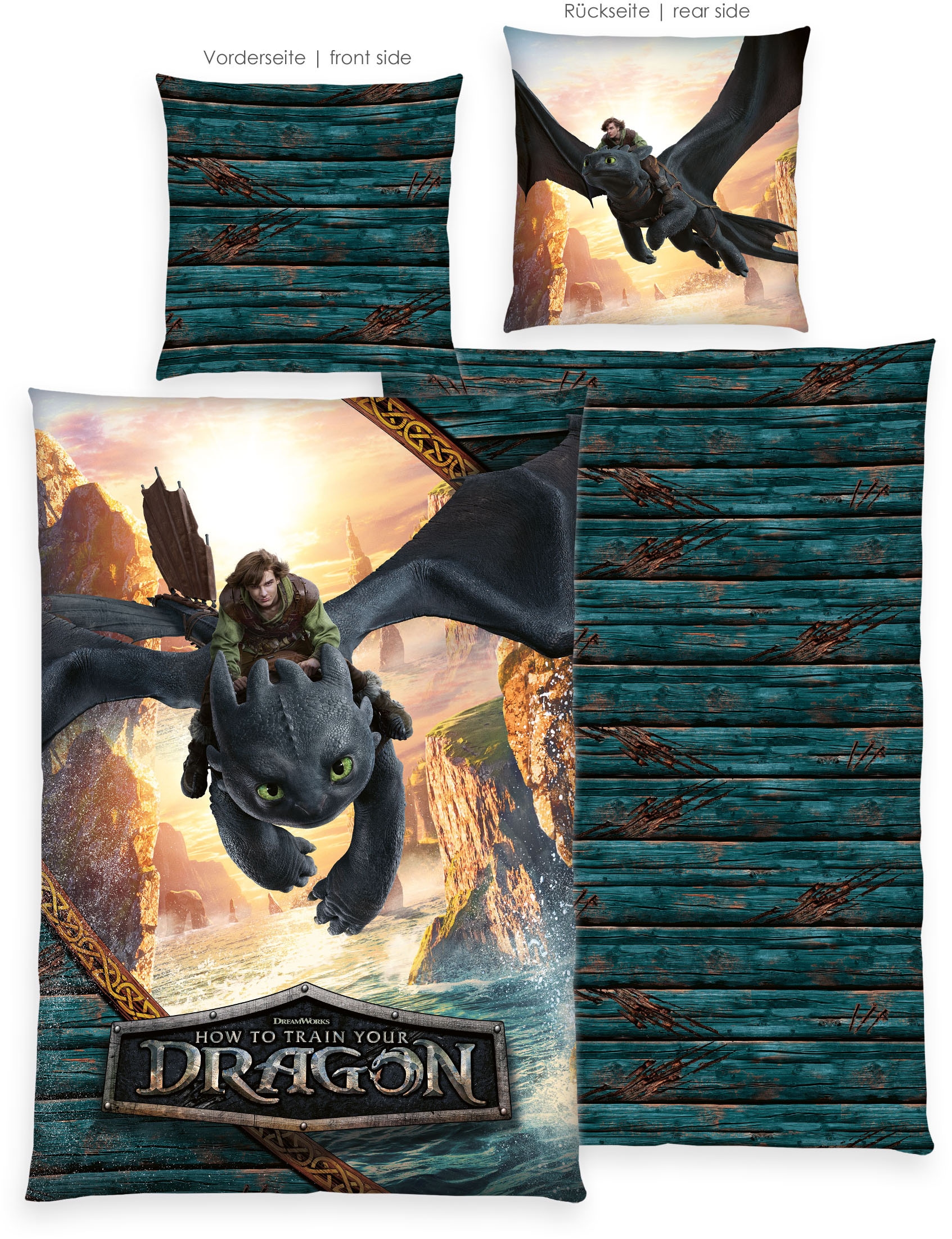 Bettwäsche »Dragons«, Wendebettwäsche