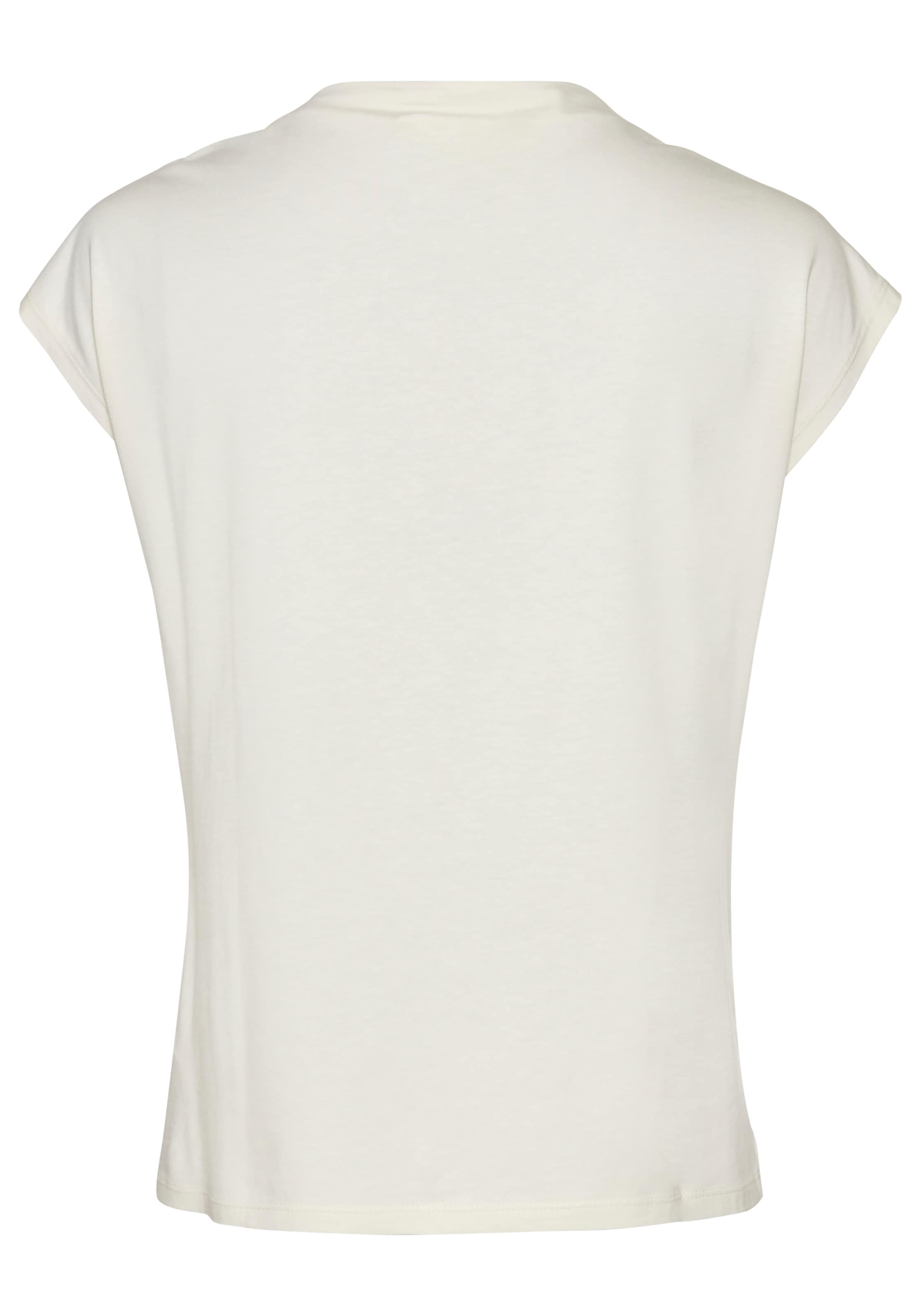 HECHTER PARIS T-Shirt, ärmellos, figurumspielende Passform, mit Wasserfallkragen