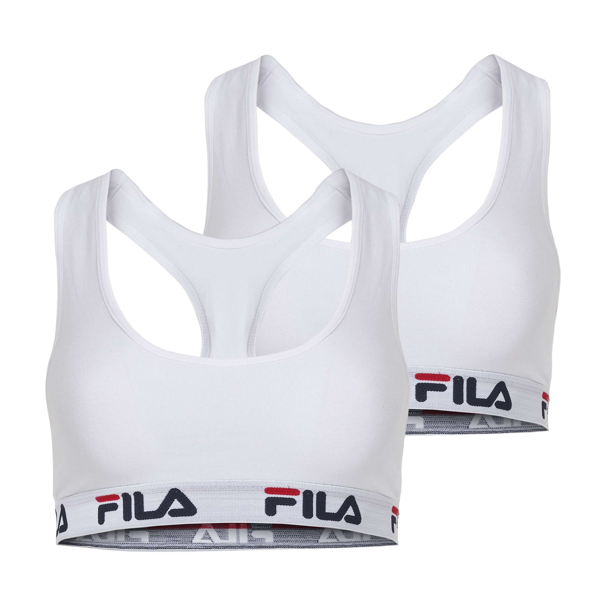 Fila Bustier »WOMAN BUSTIER« 2er Pack,  ohne Polsterung und ohne Bügel, Racerbackrücken