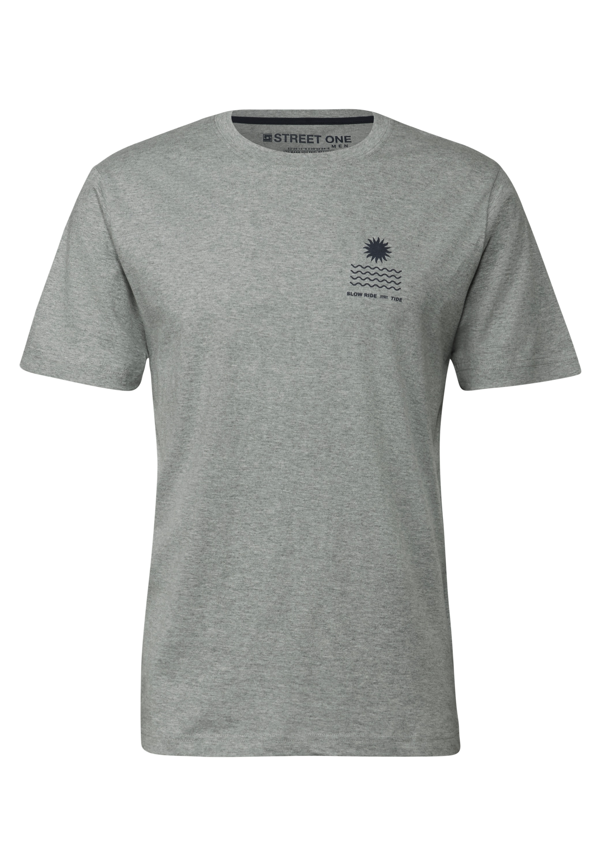 STREET ONE MEN T-Shirt, mit Rundhalsausschnitt
