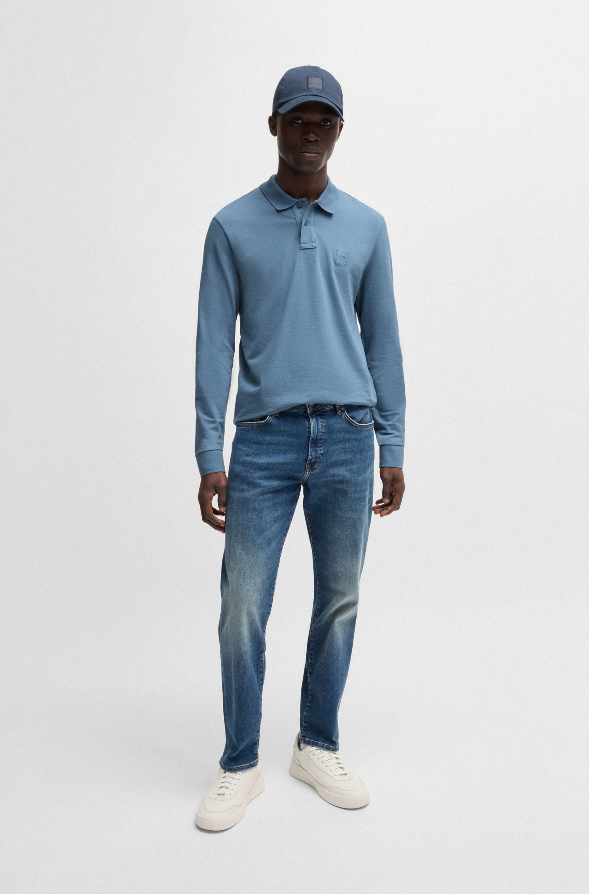 BOSS ORANGE Poloshirt »Passerby«, mit BOSS-Logobadge