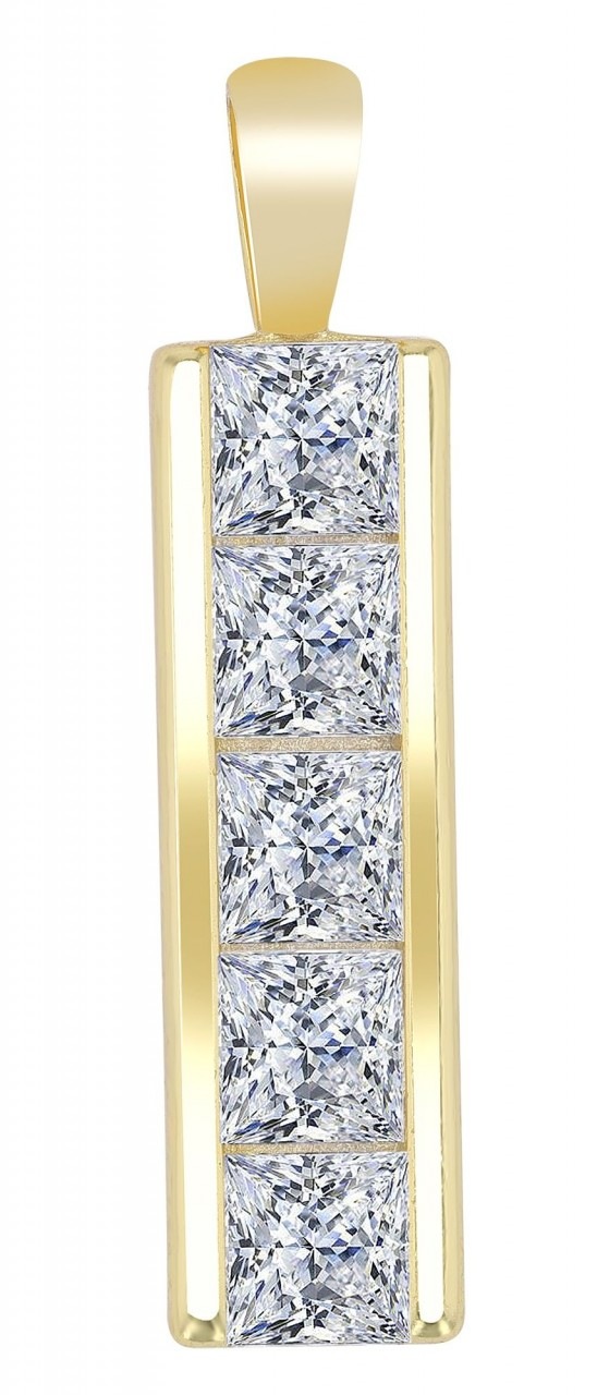 Kettenanhänger ADELIA´S "stilvoller Schmuck Anhänger aus 925 Sterling Silber", gold, Schmuckanhänger, Damen, Silber 925 (Sterlingsilber), Kettenanhänger