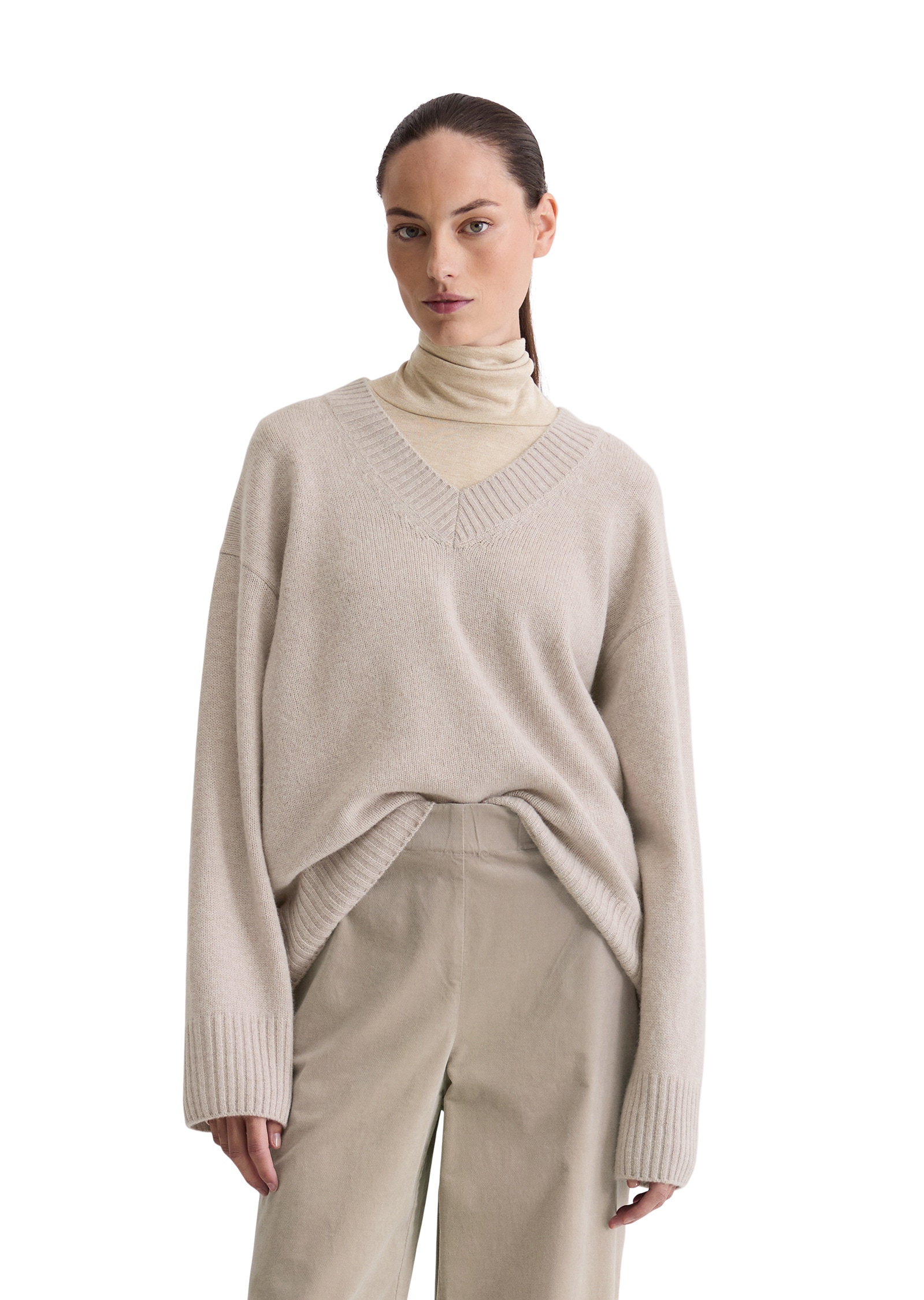 Marc OPolo Strickpullover "aus softem Merinowolle-Mix" günstig online kaufen