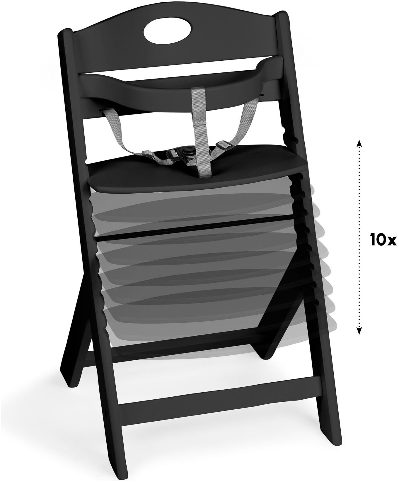 BabyGo Hochstuhl »Family, schwarz« ()
