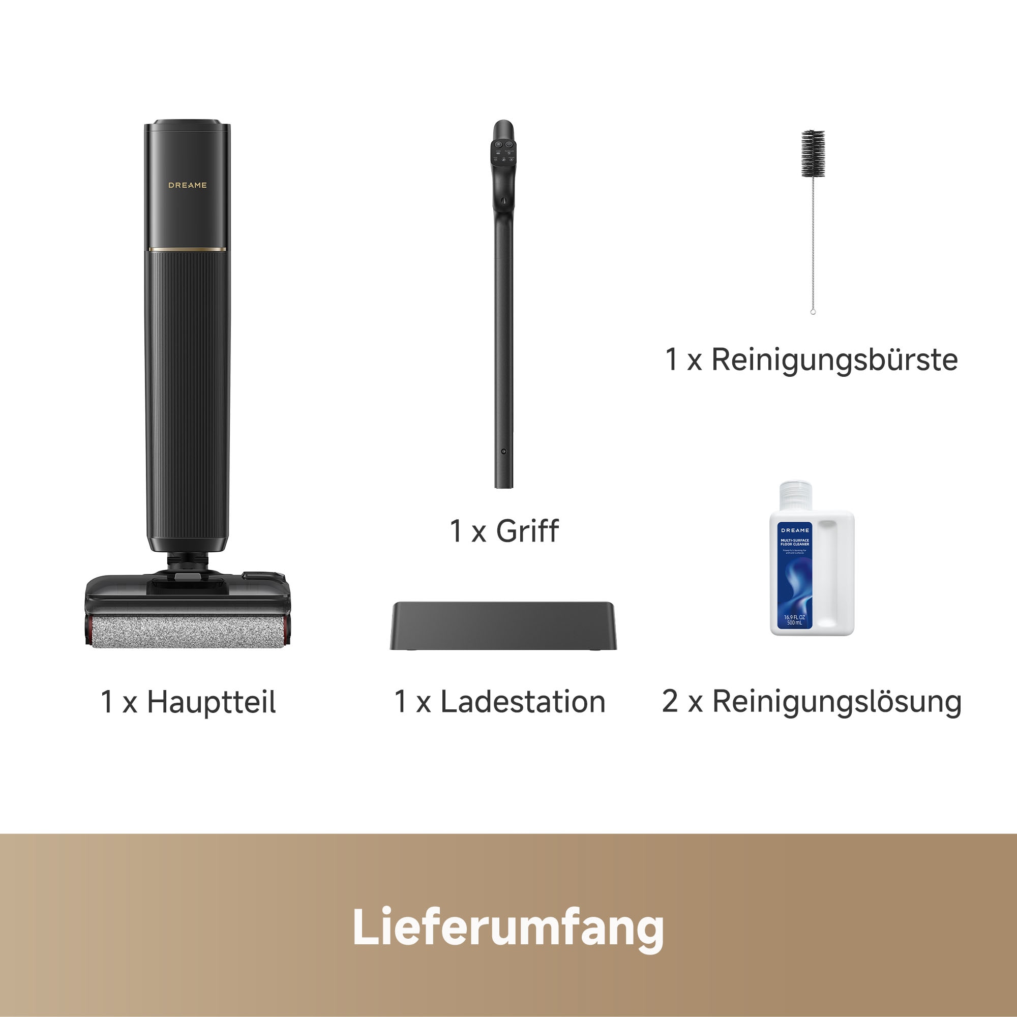 Dreame Nass-Trocken-Sauger »G12 Pro Flex« 35 min Laufzeit, Frischwasserreinigung