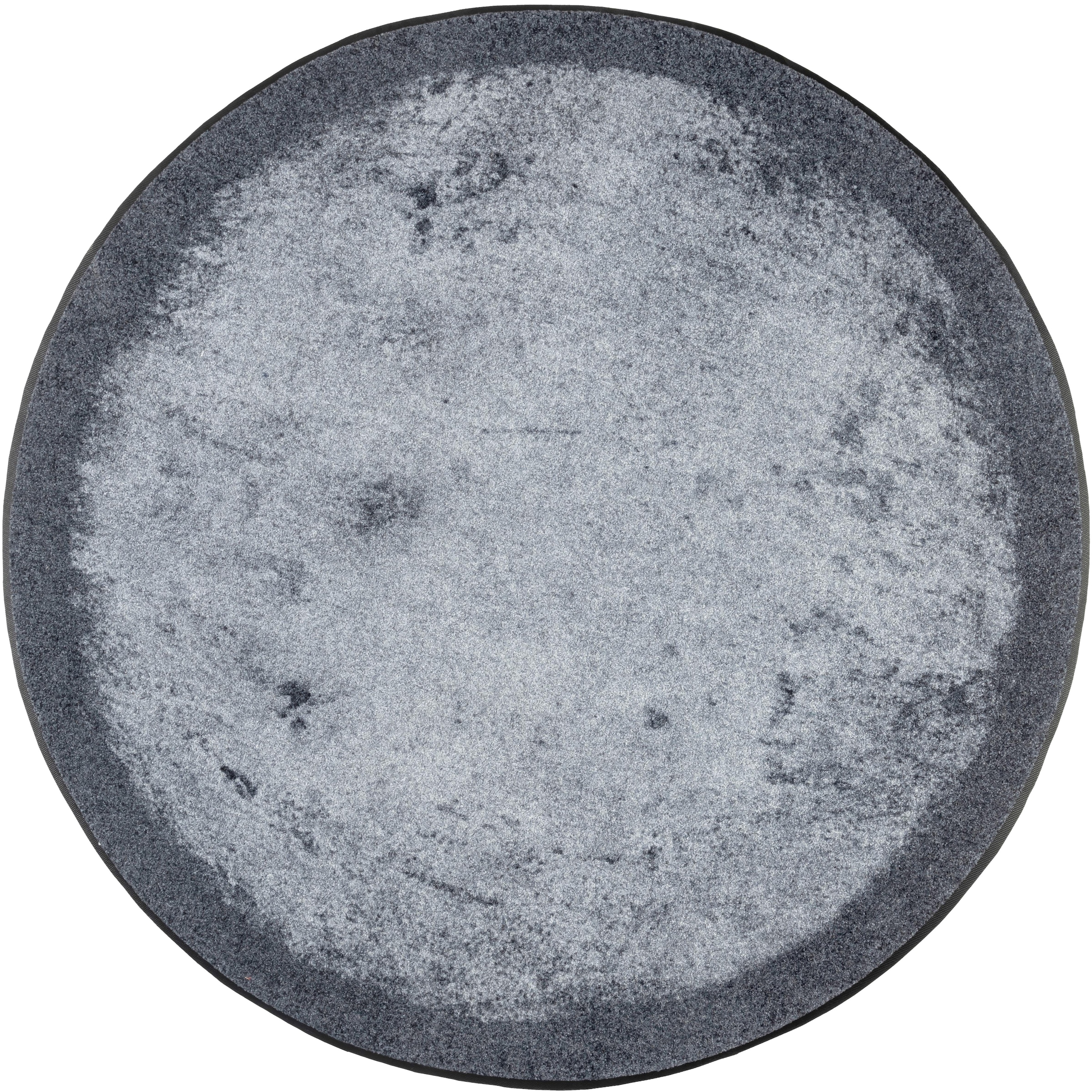 wash+dry by Kleen-Tex Teppich »Shades of Grey«, rund, 7 mm Höhe, rutschhemmend, waschbar, Wohnzimmer