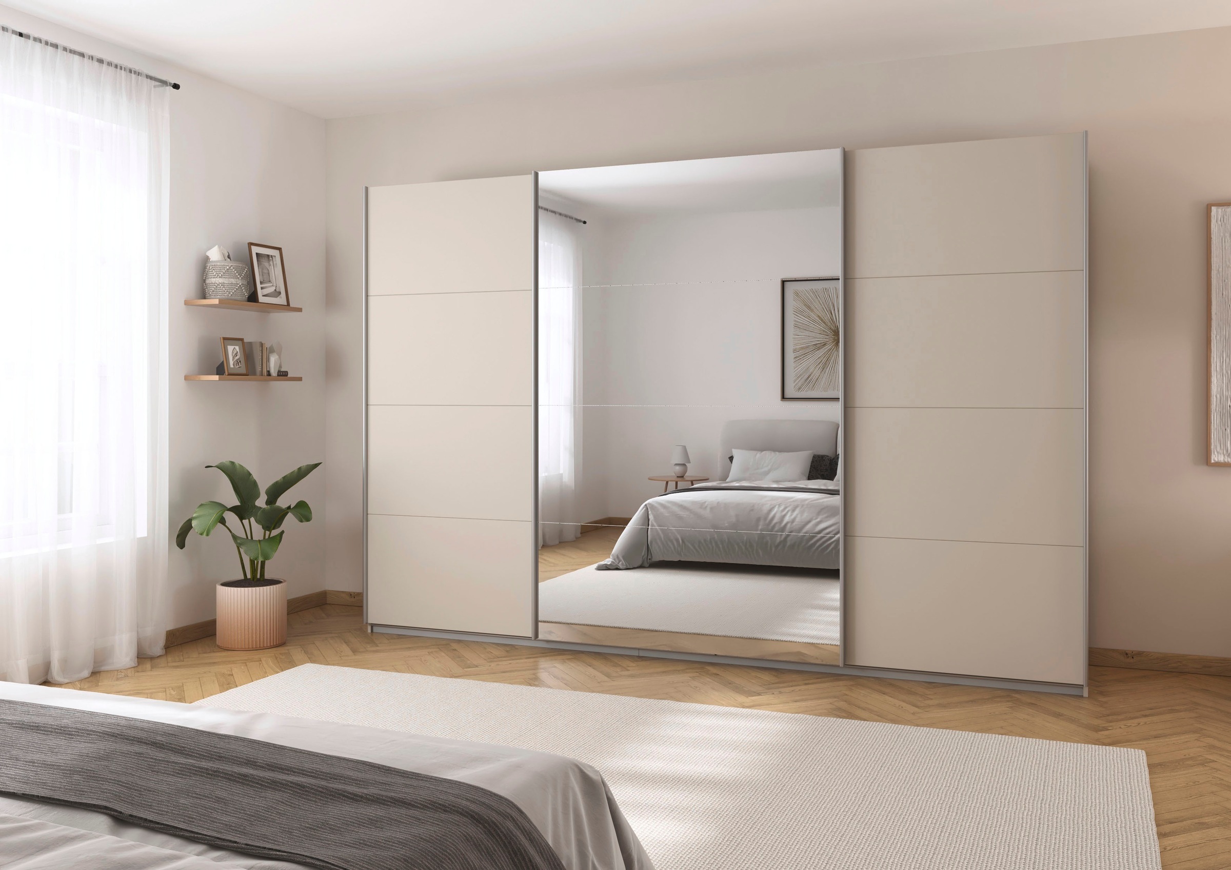 rauch Schwebetürenschrank "Kleiderschrank Schrank Garderobe AGORDO", (in zw günstig online kaufen